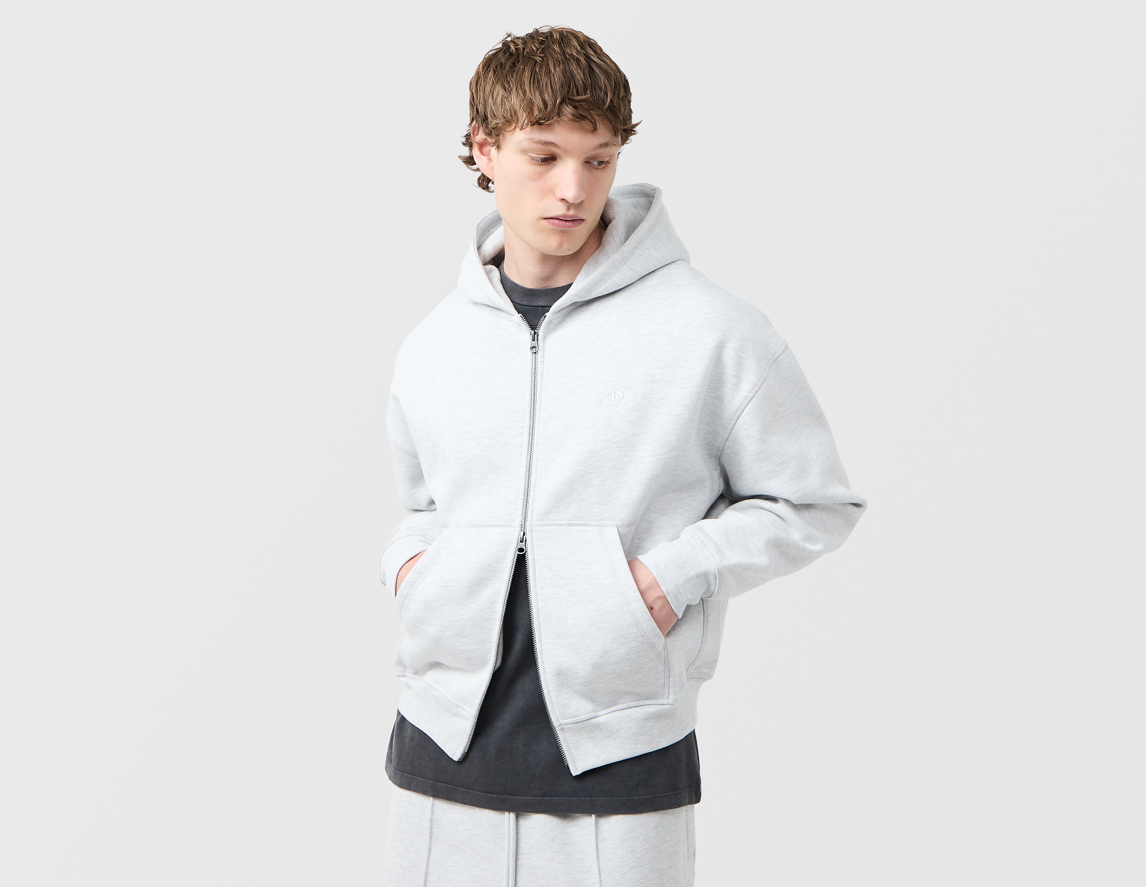 Home Grown Rockwell Zip Up Hoodie, grijs