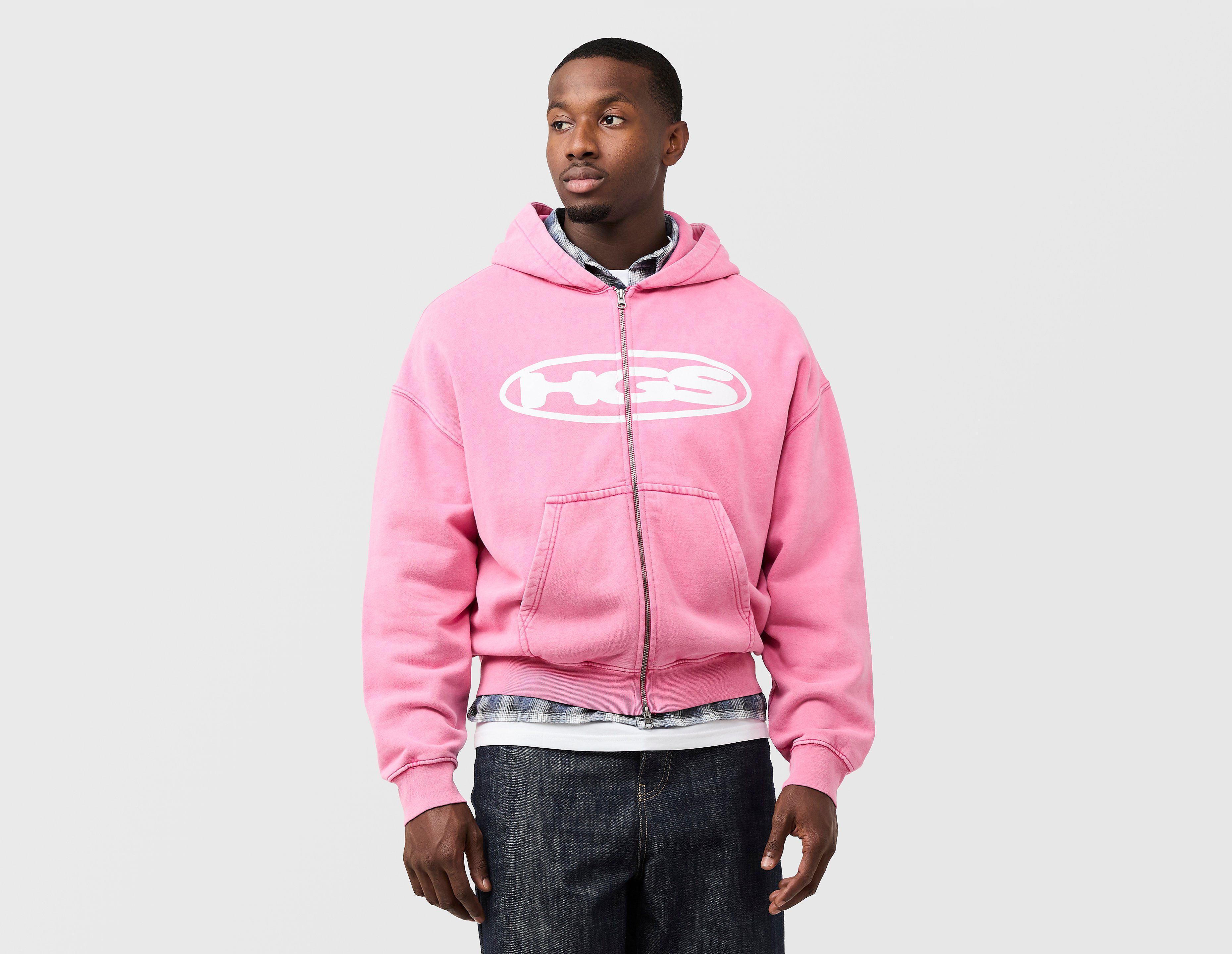 Home Grown Wade Zip Hoodie, roze