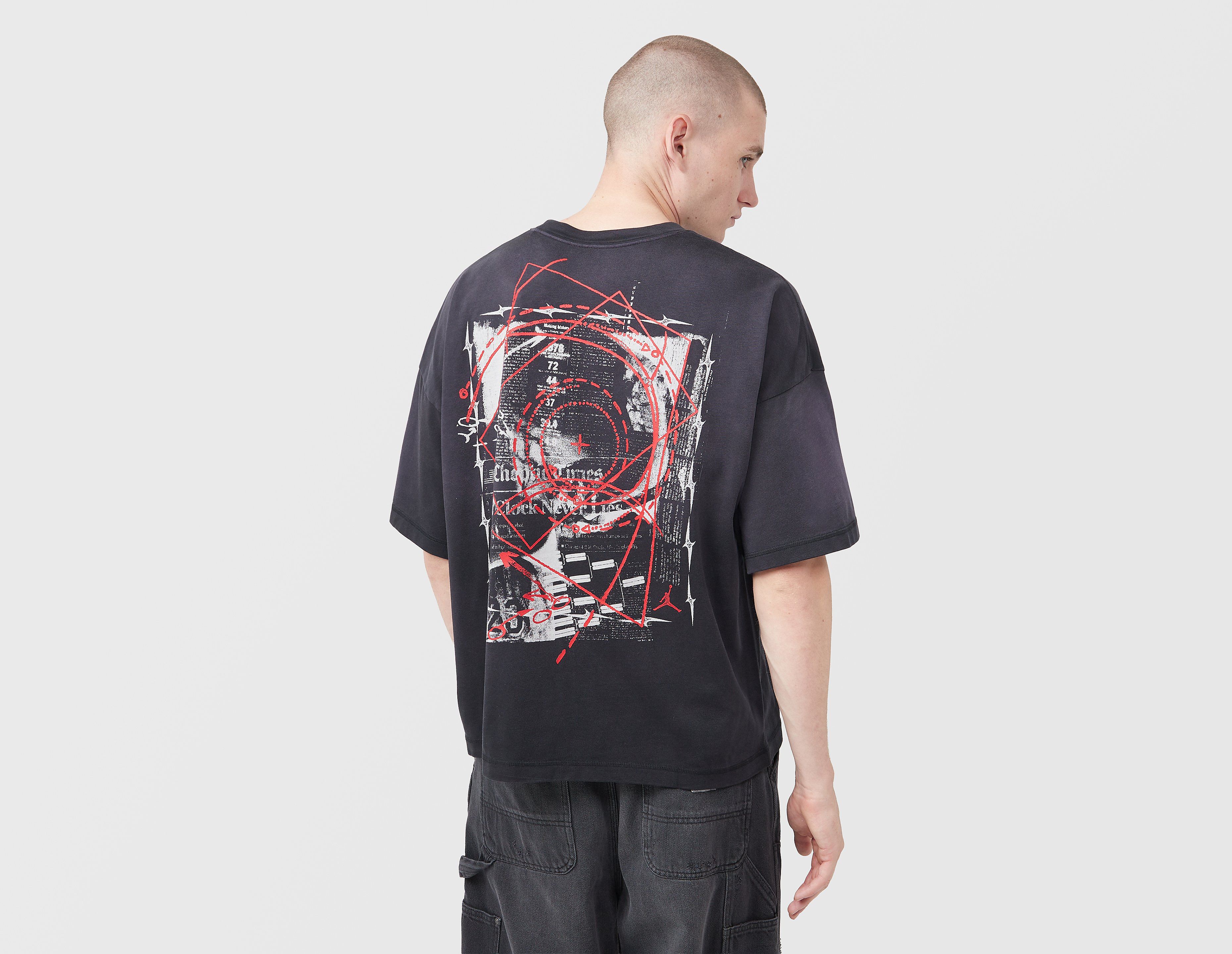 Jordan News T-Shirt, zwart