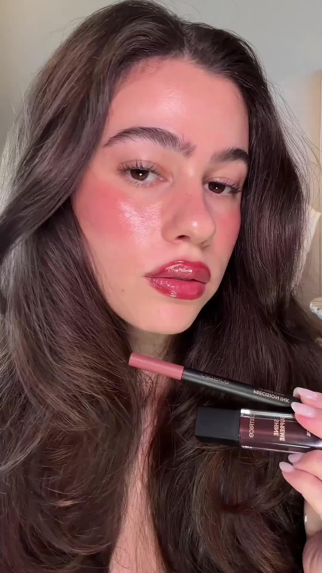 Catrice Shine Supreme Lip Oil Tutorial