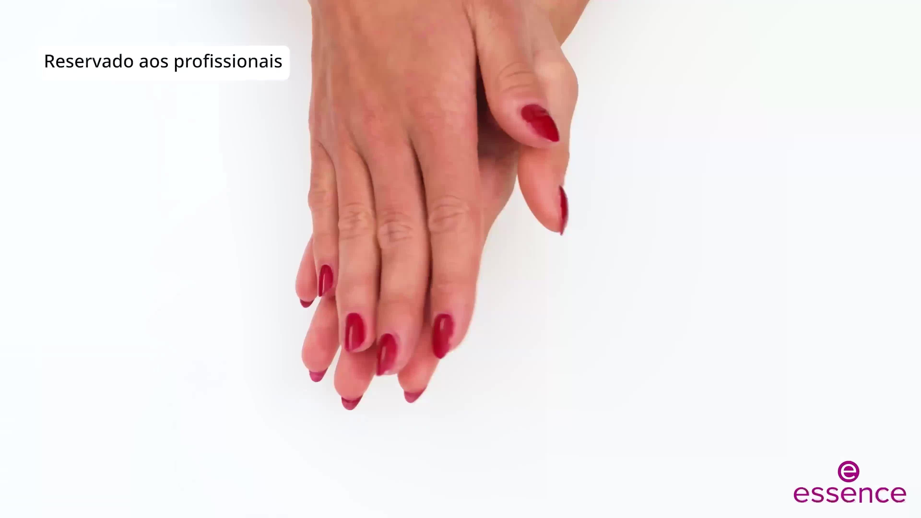 essence UV Gel Nails EASY OFF application video