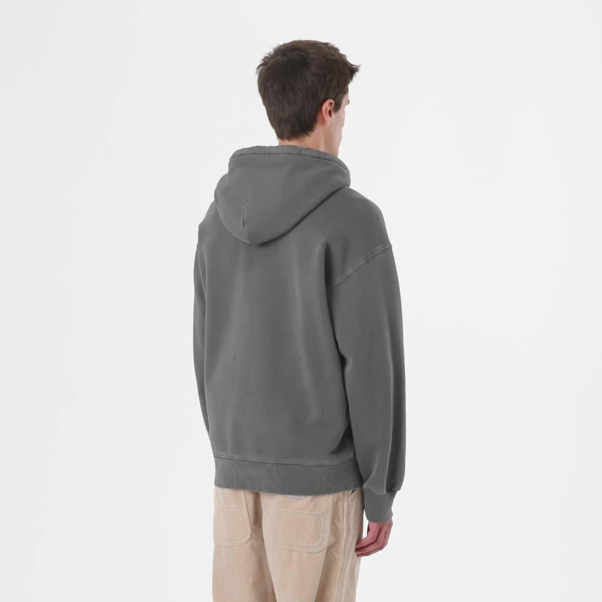 Carhartt WIP Hooded Vista Sweatshirt, Black | Official