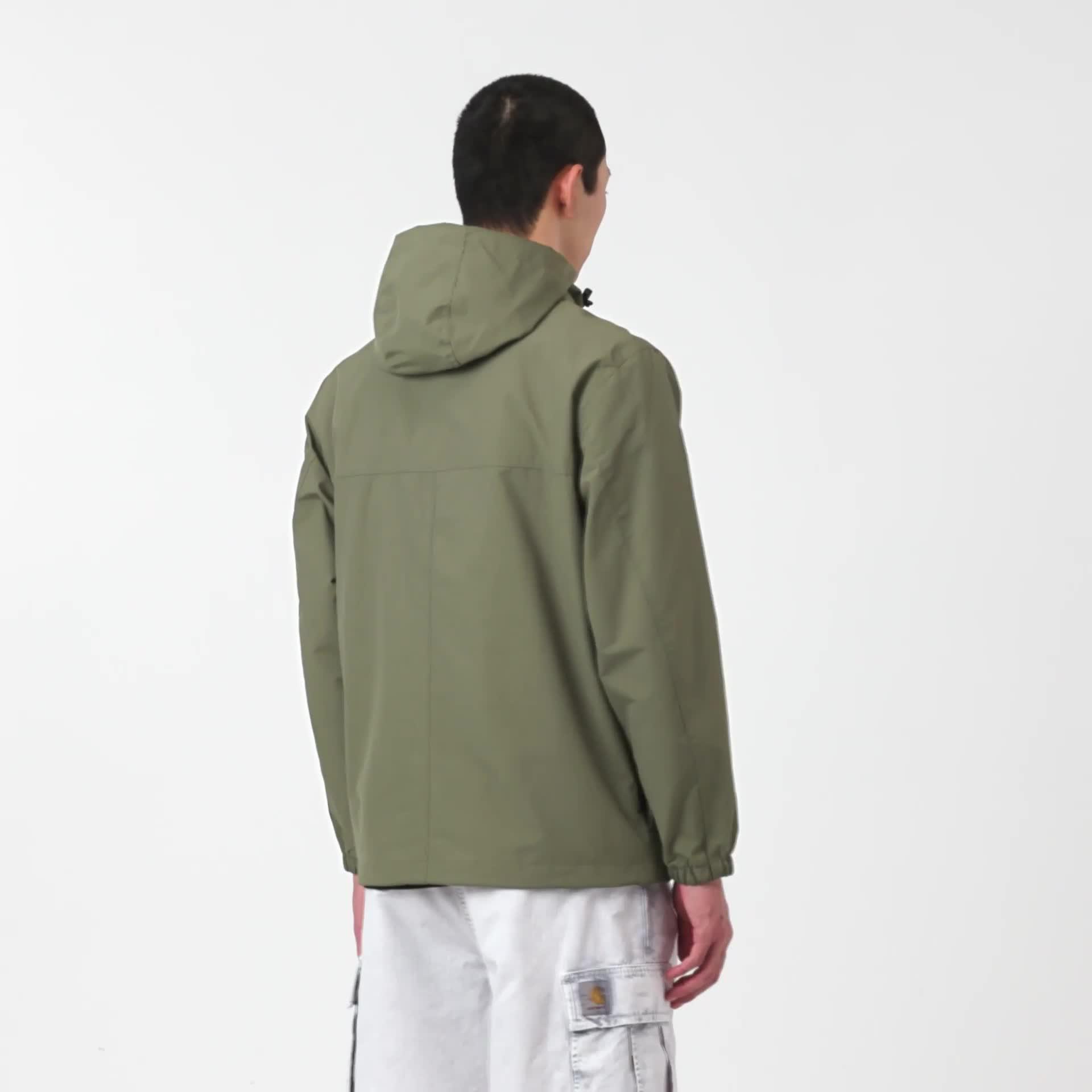 Carhartt WIP Windbreaker Pullover (Summer), Leaf / White