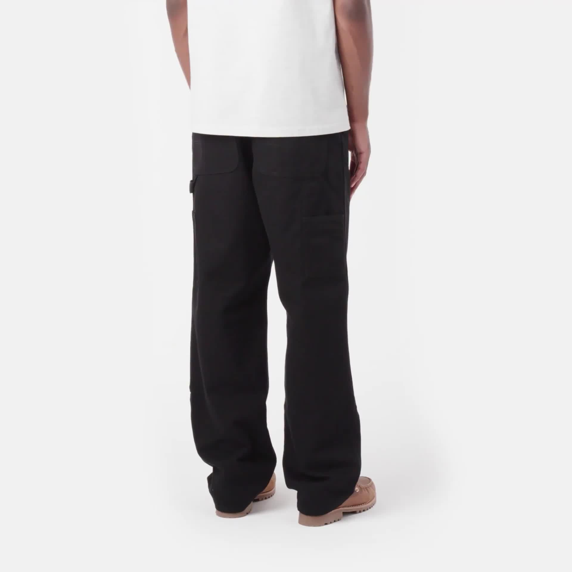 Carhartt WIP Double Knee Pant, Black | Official Online Store