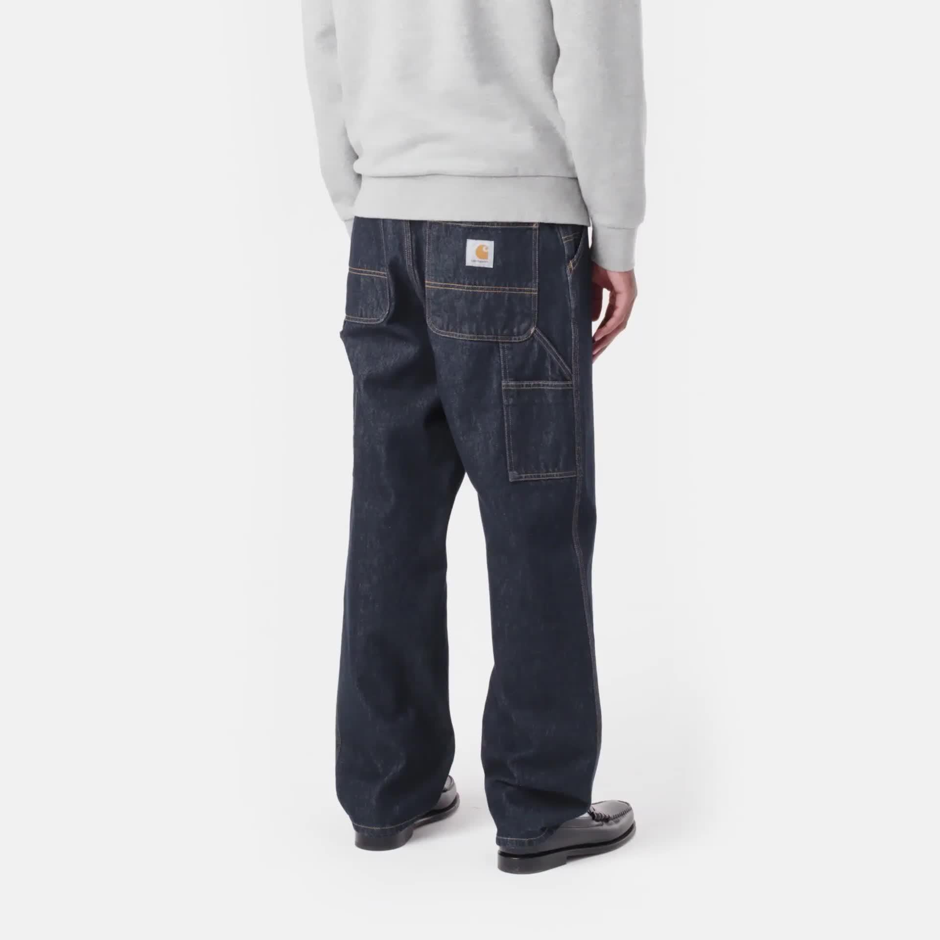 Carhartt WIP Single Knee Pant, Blue | Official Online Store
