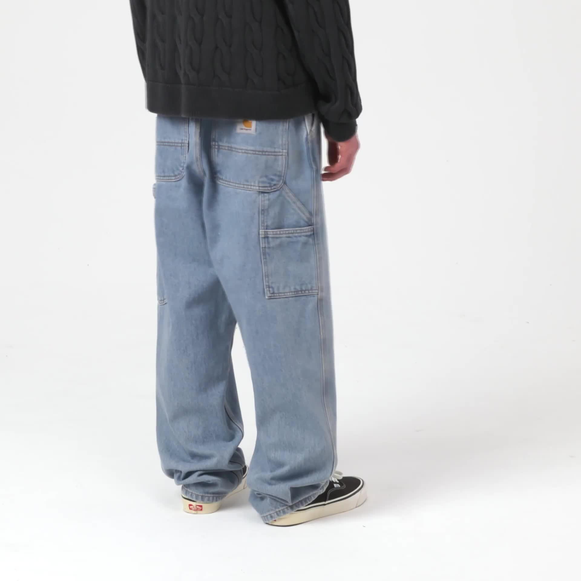 Carhartt WIP Single Knee Pant, Blue | Official Online Store