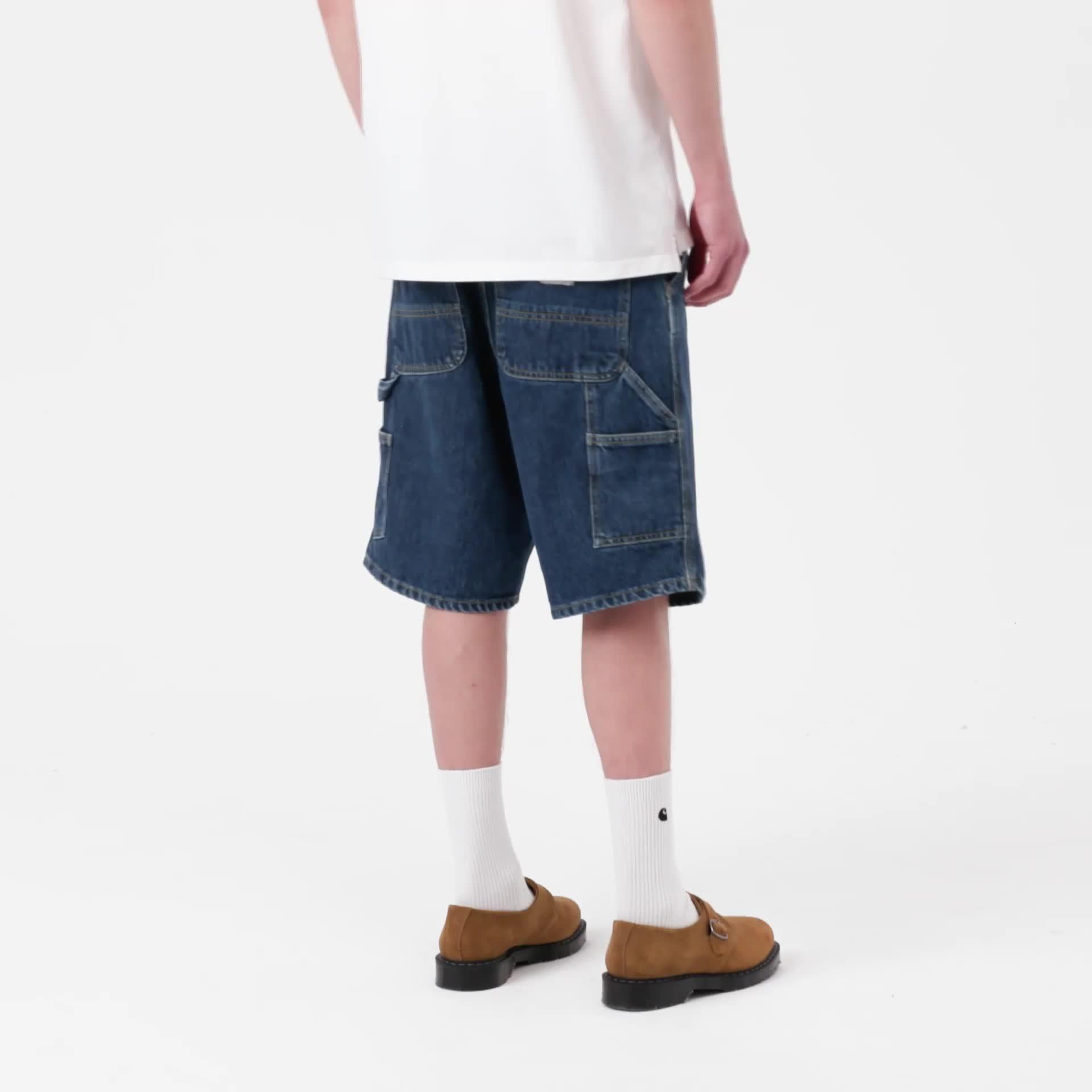 Carhartt WIP Single Knee Short, Blue | Official Online Store