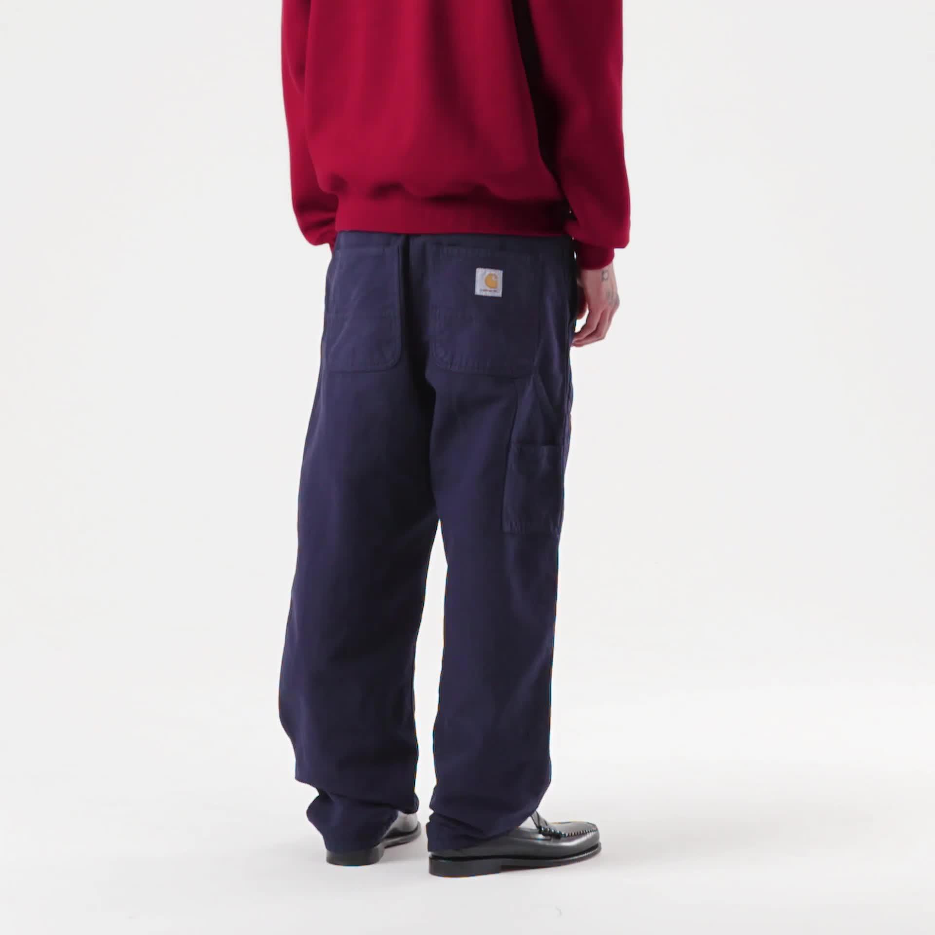 Carhartt WIP Walter Double Knee Pant, Dark Navy | Official Online