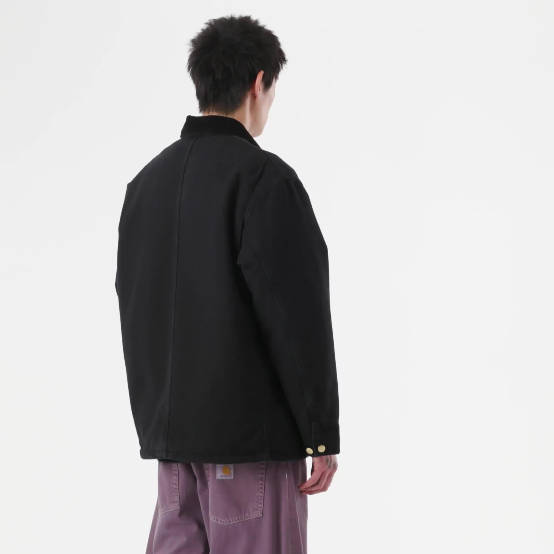 Carhartt WIP OG Chore Coat, Black / Black | Official Online Store