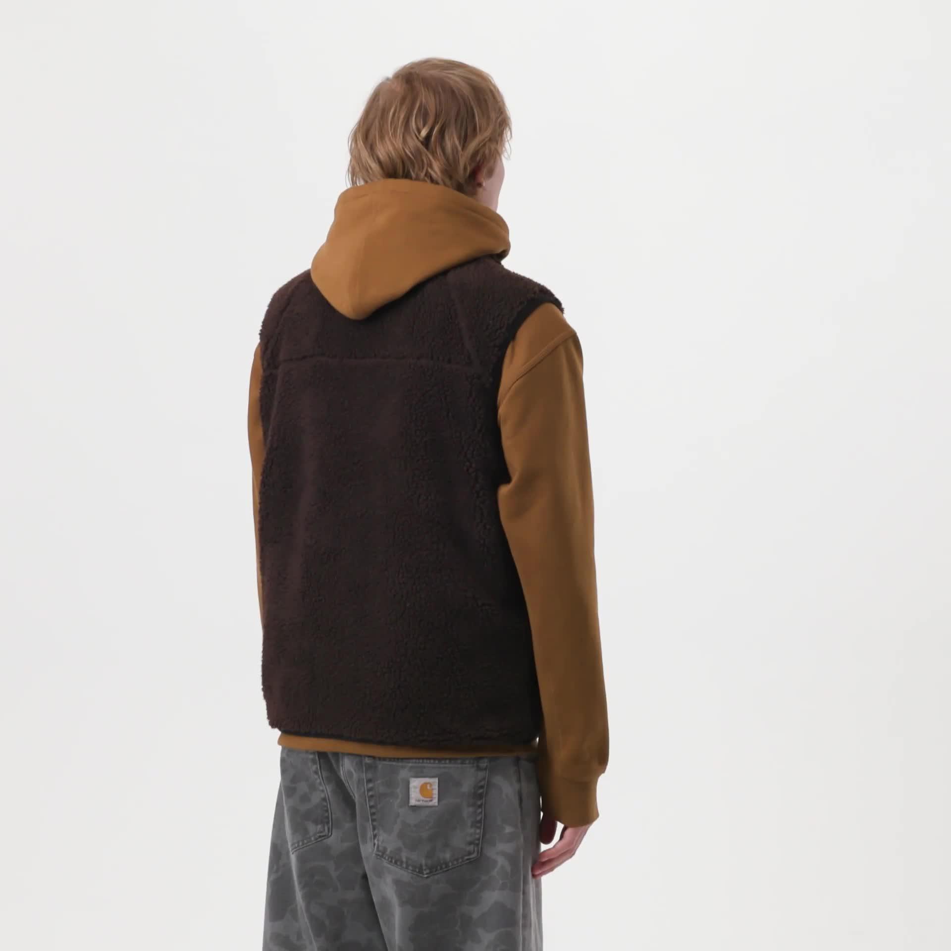 Carhartt WIP Prentis Vest Liner, Palisander / Black | Official