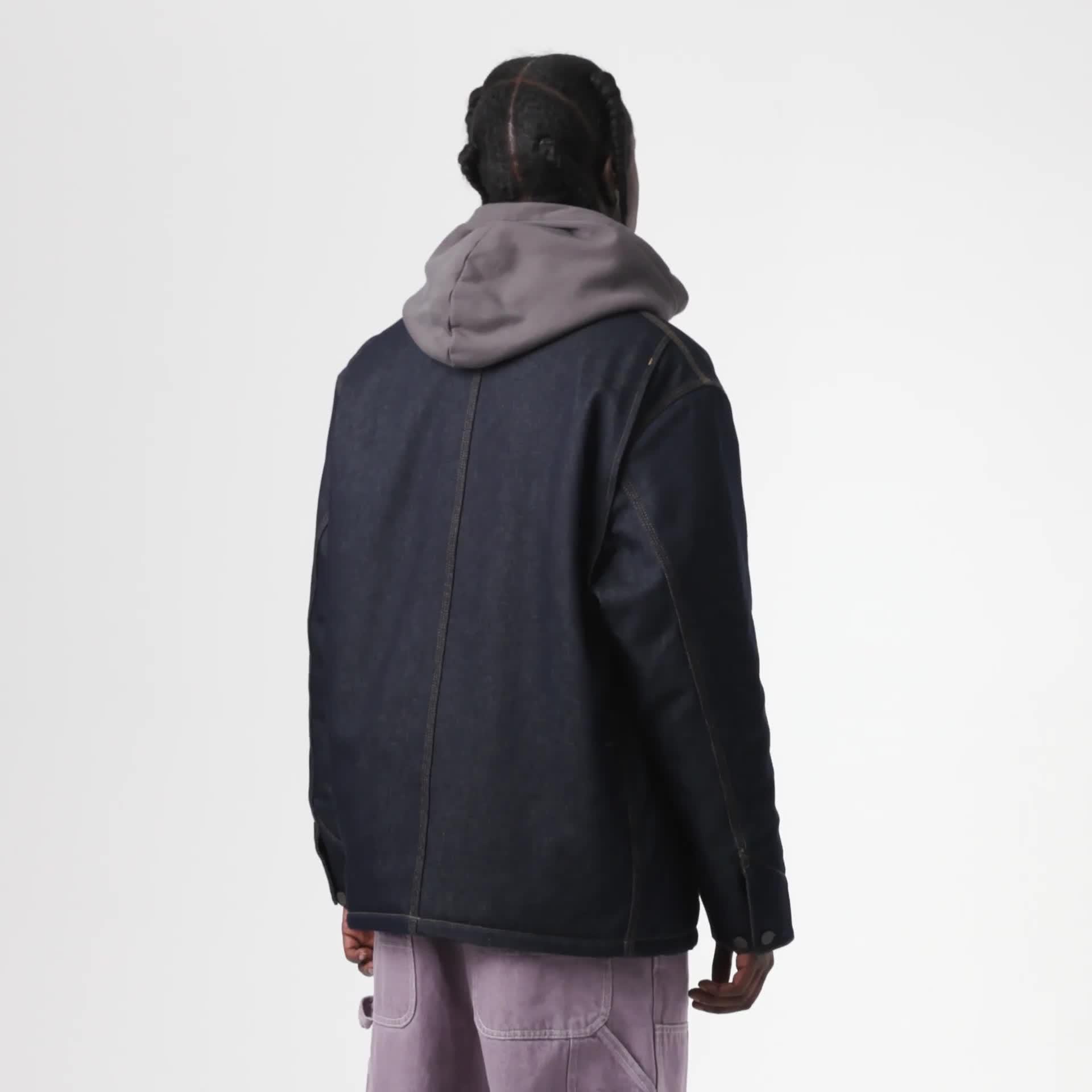 Carhartt WIP OG Chore Coat, Blue / Dark Navy | Official