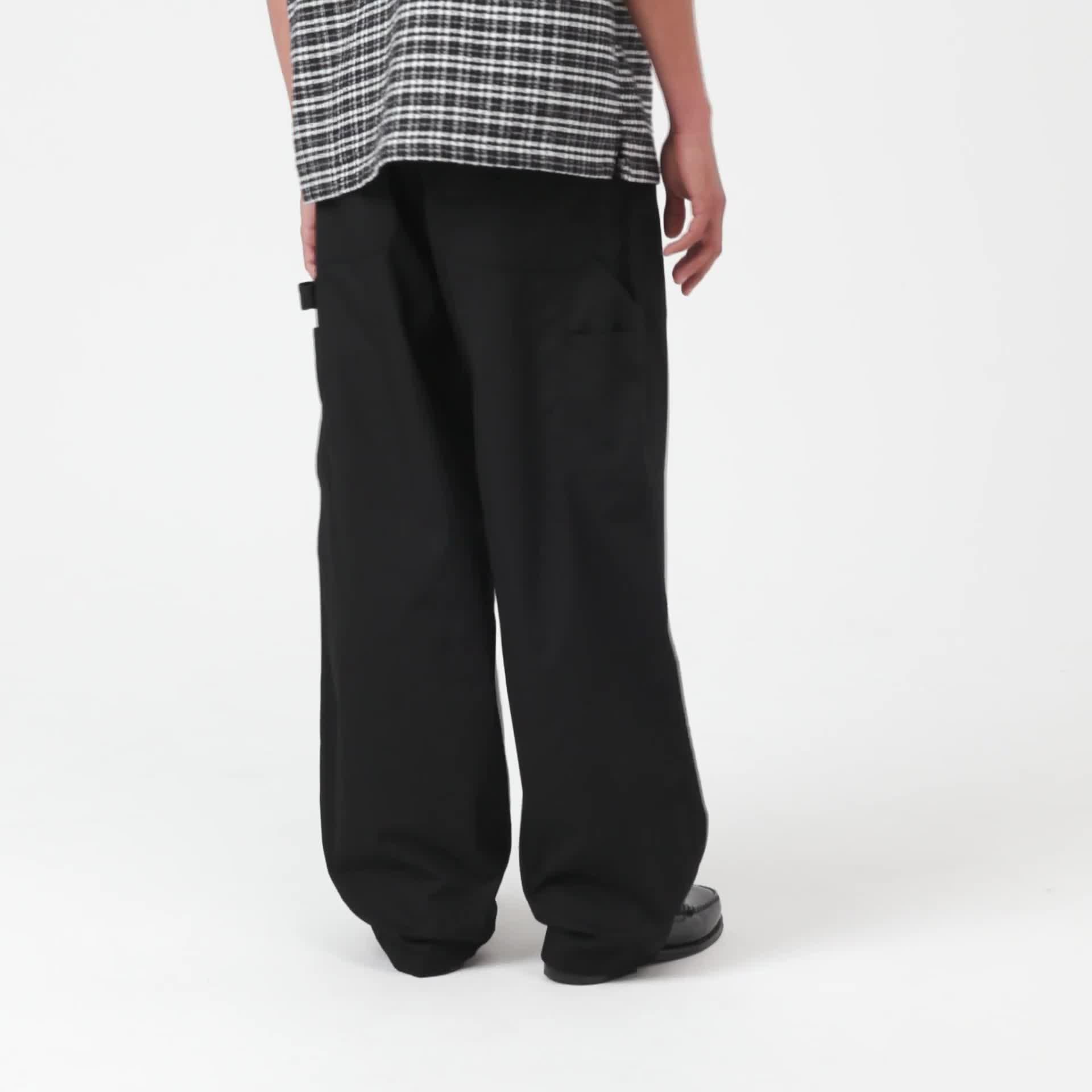 Carhartt WIP Postal Single Knee Pant, Black | Official Online Store