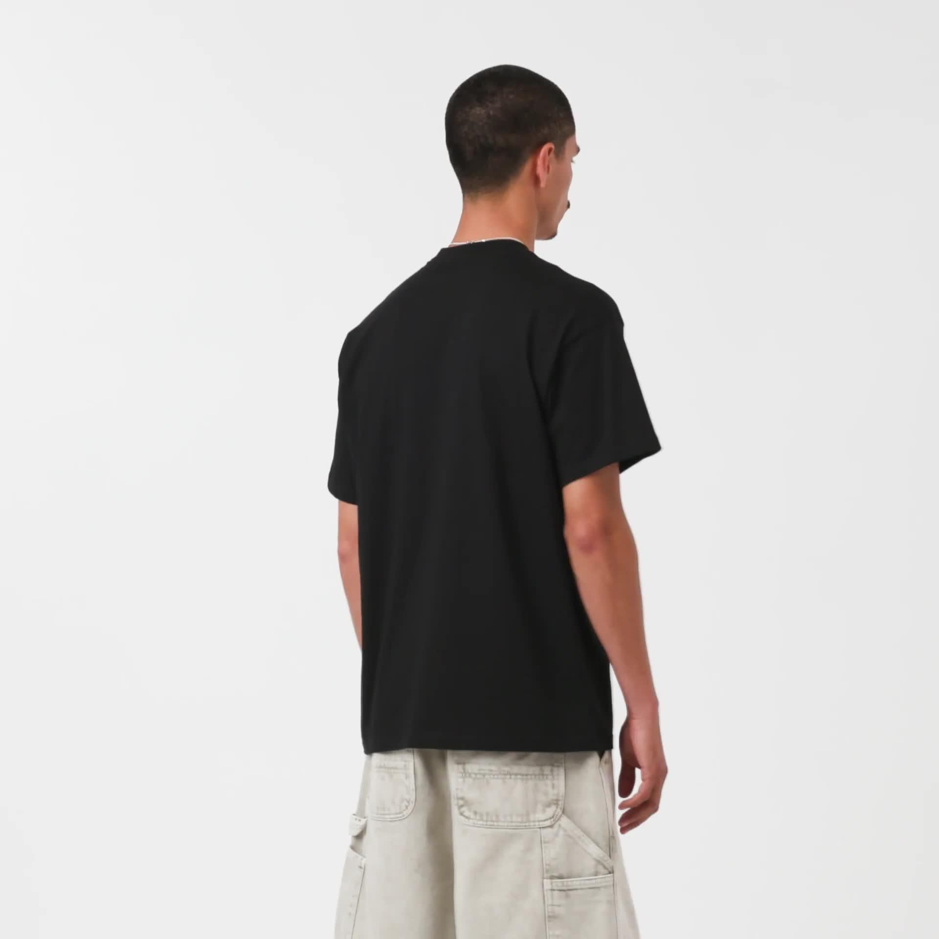 Carhartt WIP S/S Spoiled T-Shirt, Black | Official Online Store
