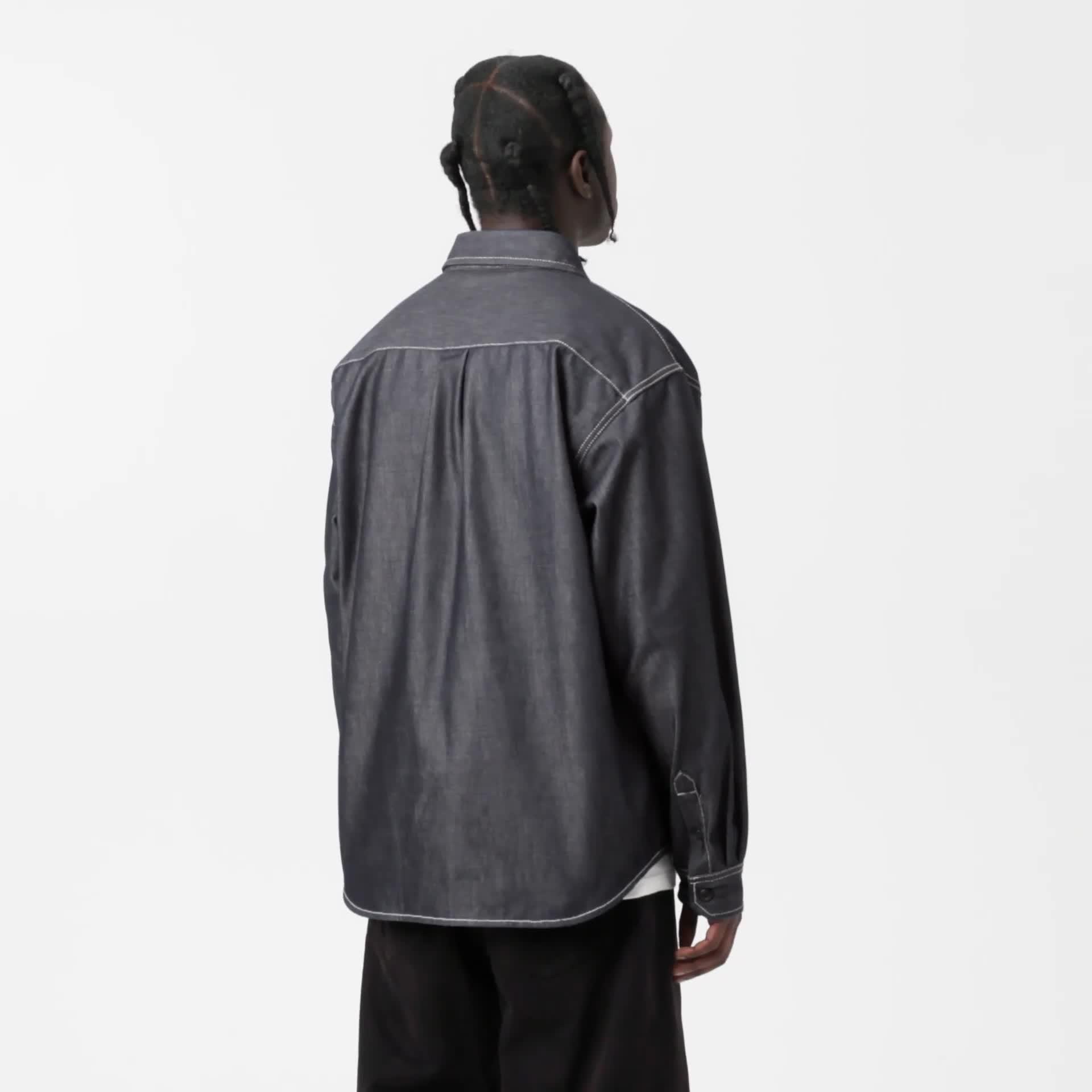 Carhartt WIP Tigan Shirt Jac, Blue | Official Online Store