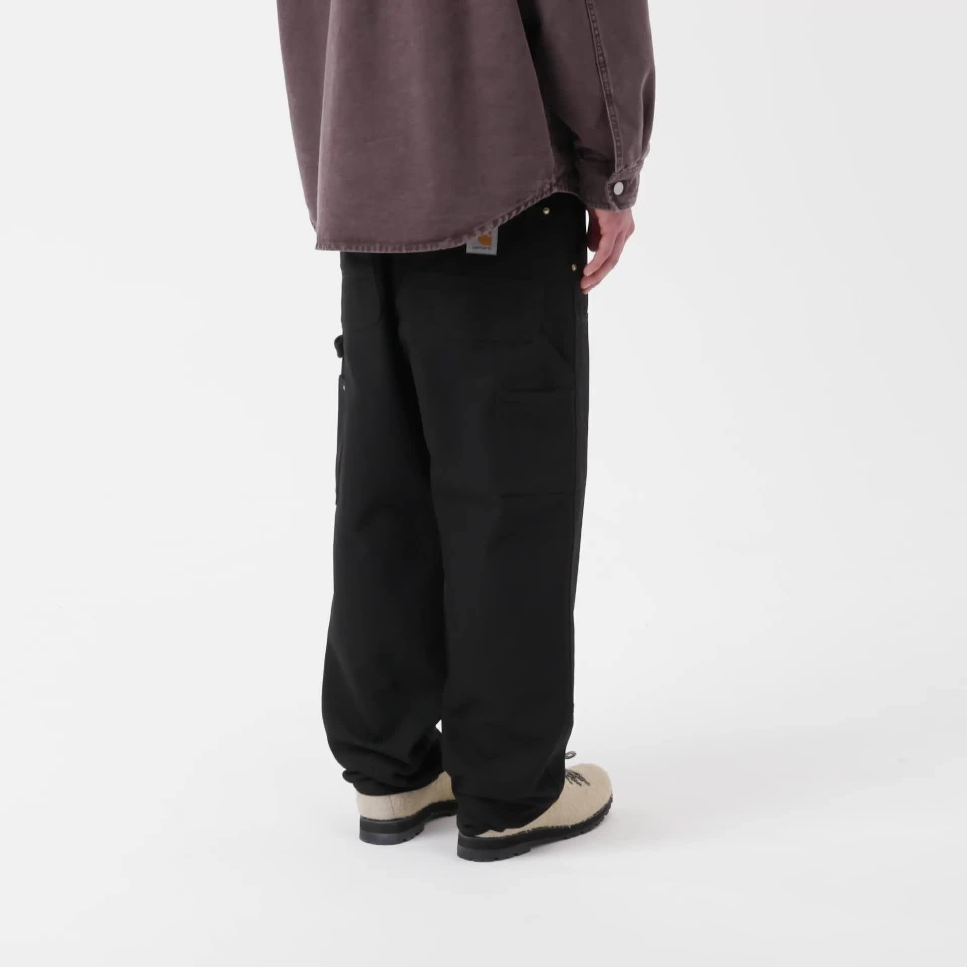 Carhartt WIP Double Knee Pant, Black | Official Online Store