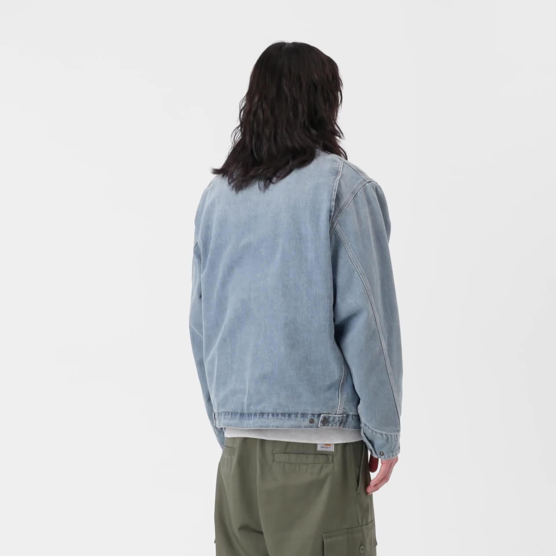 Carhartt WIP OG Detroit Jacket, Blue / Dusty H Brown | Official