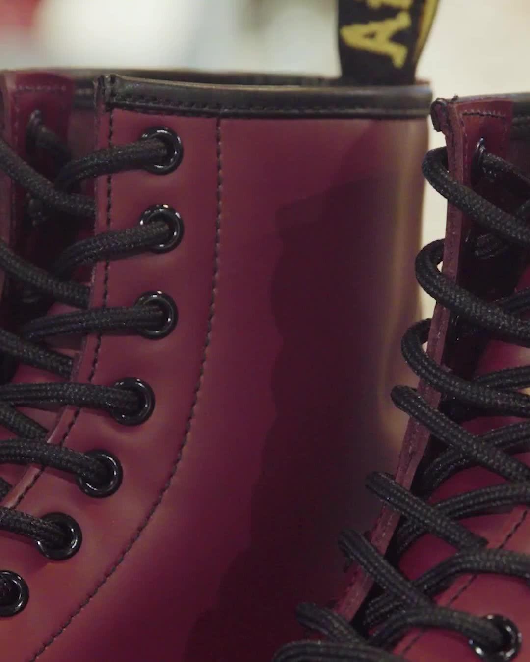 Doc martens 1460 smooth cherry red on sale