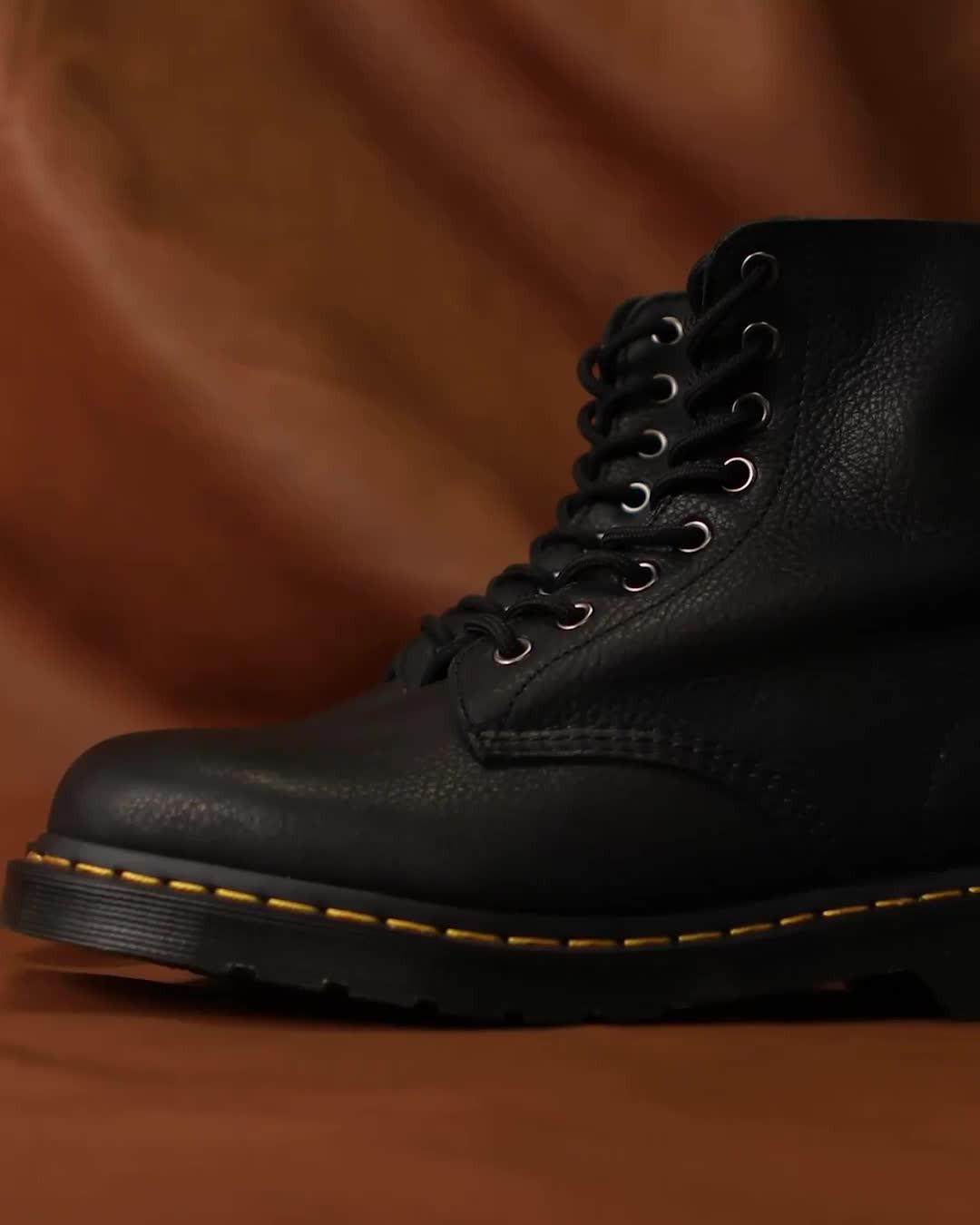 1460 Pascal Ambassador Leder Schnurstiefel in Schwarz Dr. Martens