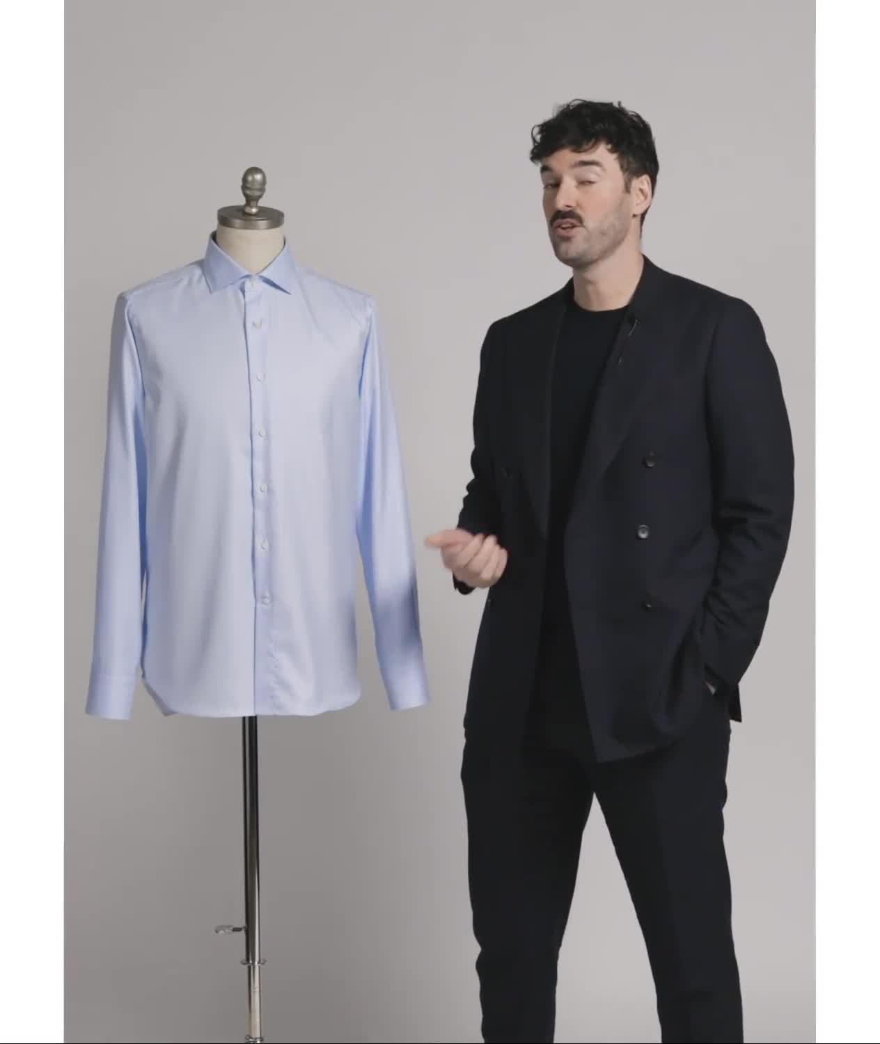 Canali Slim-Fit Miniature Checkered Dress Shirt | Dress