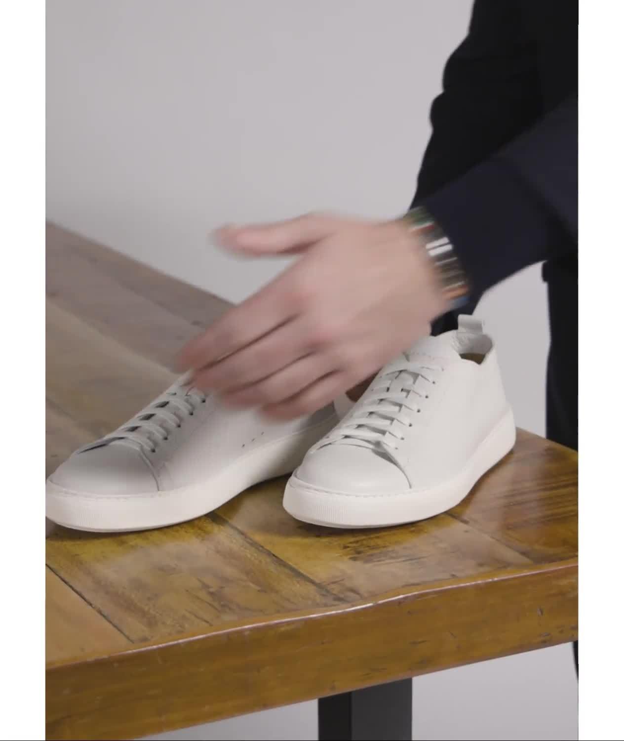 Henderson Grain Leather Byron Sneakers | Sneakers | Harry Rosen