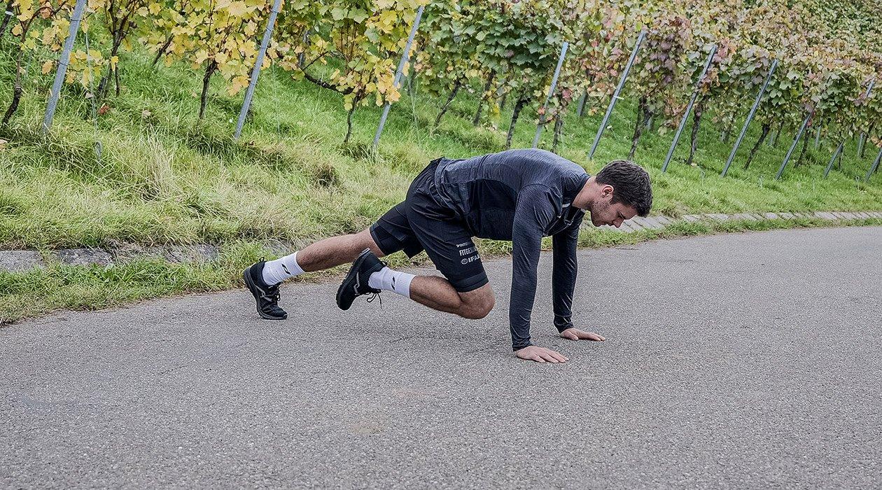 Station 13 Mountain Climbers - Trimm Dich Pfad Heilbronn