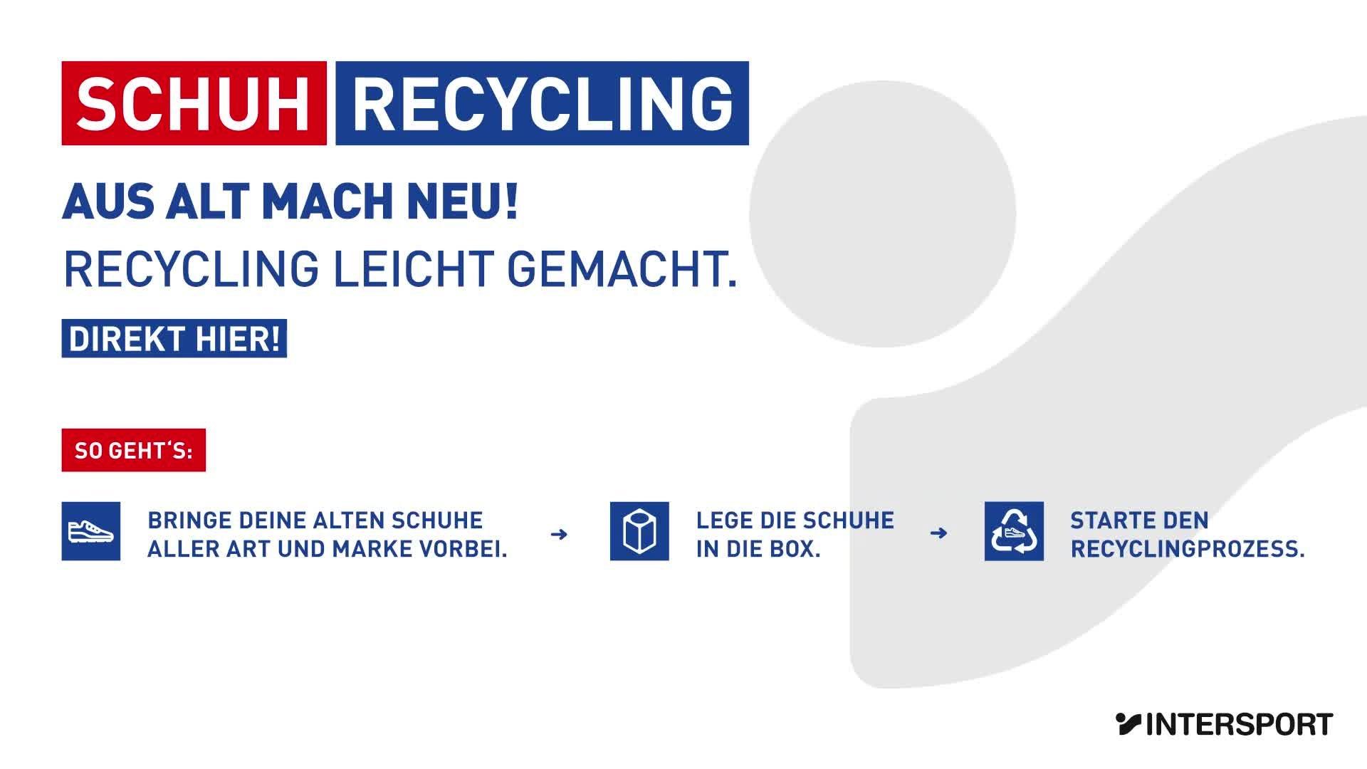 Schuh-Recycling bei INTERSPORT entdecken