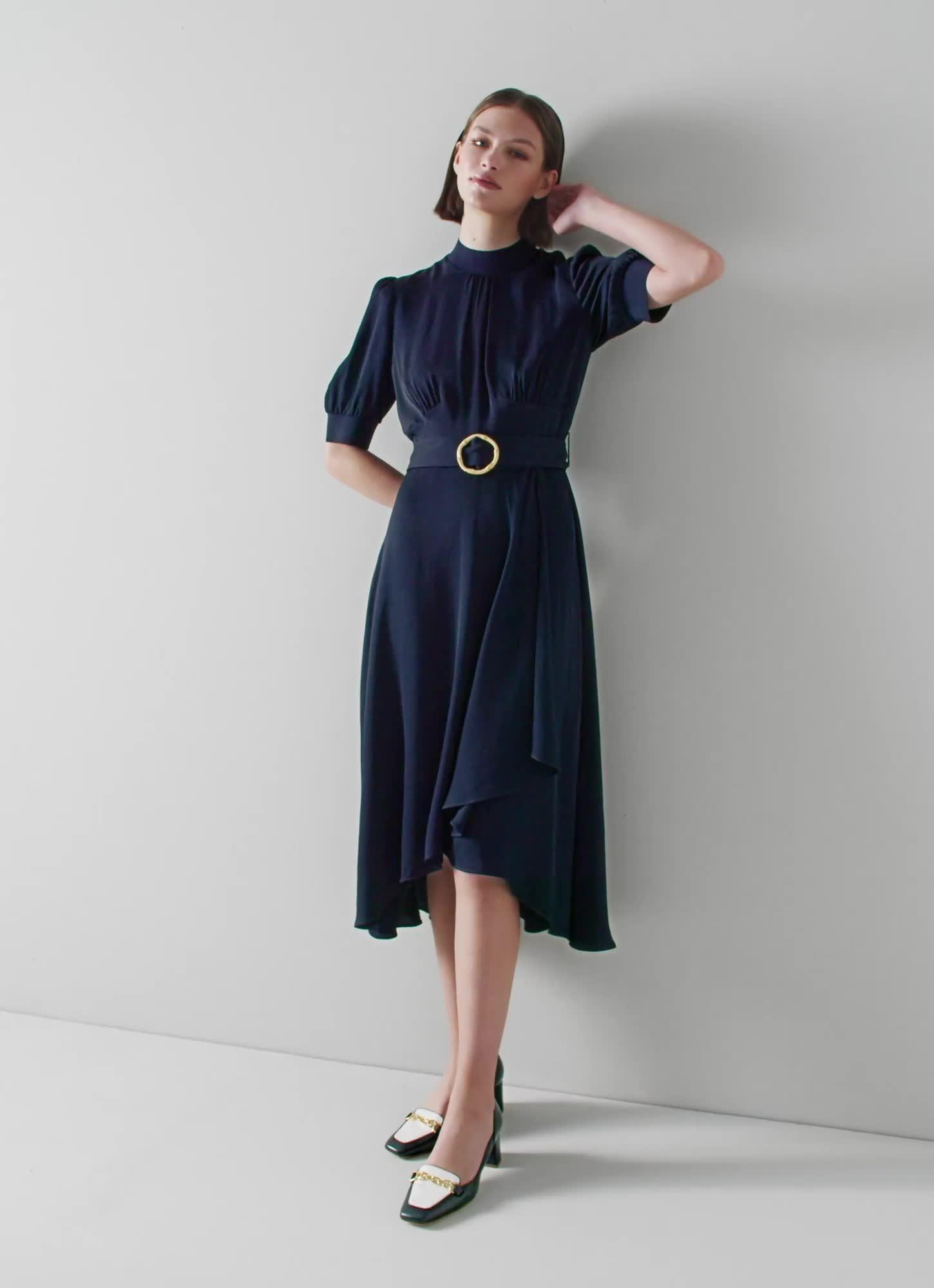 Lk bennett outlet violet dress