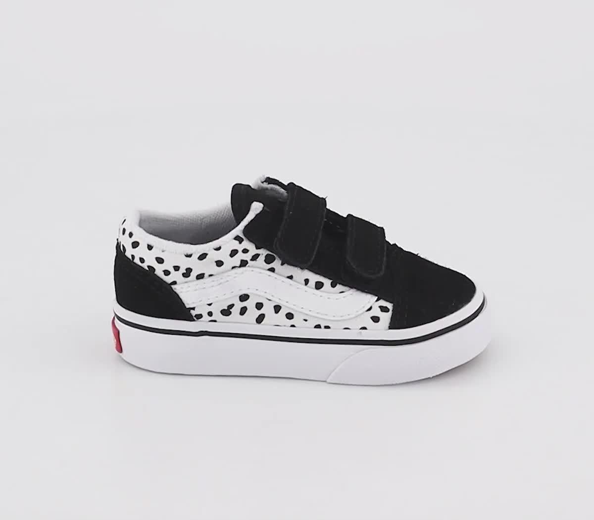 Vans Old Skool Trainers Dalmation Black True White Unisex