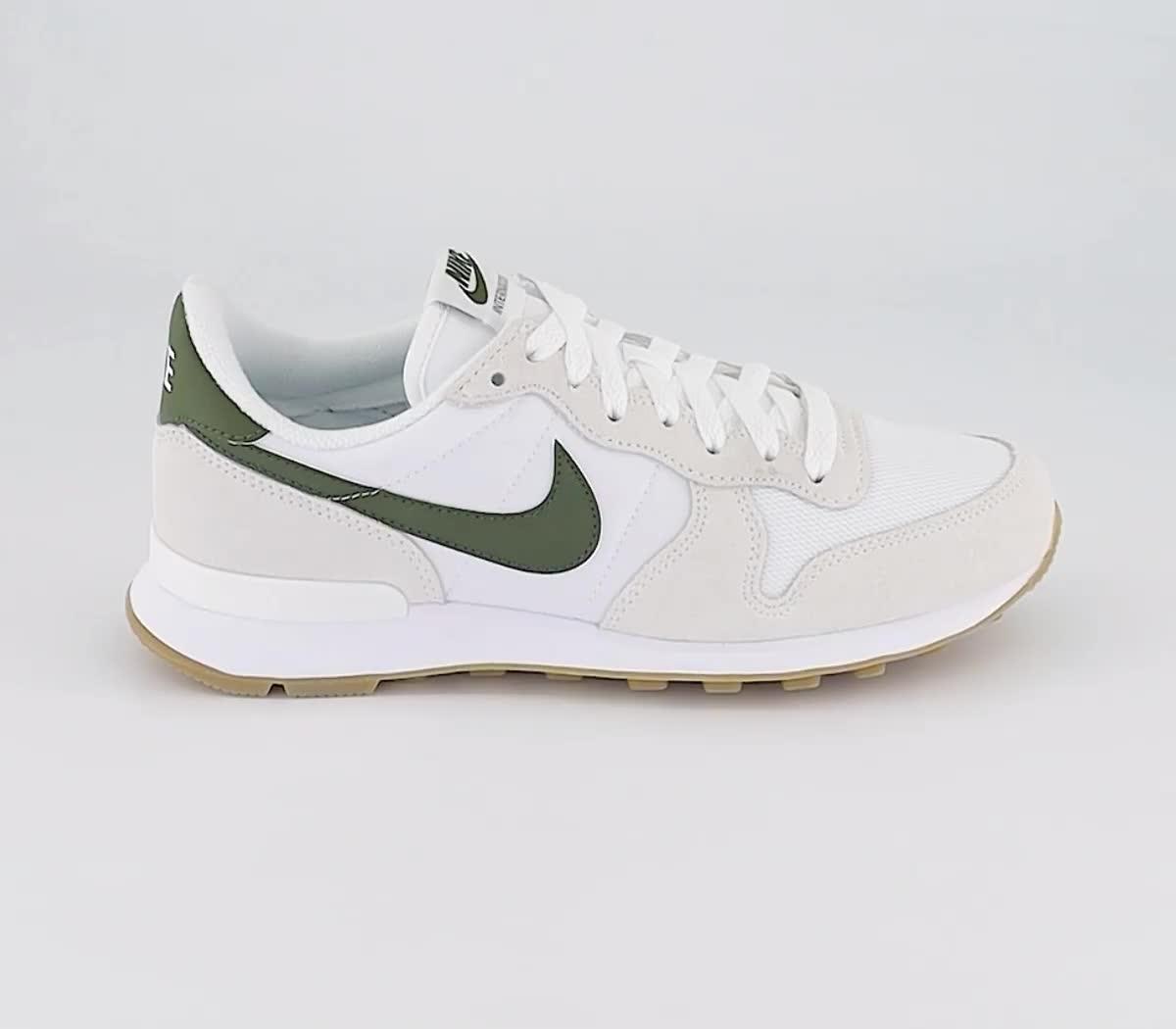 Nike women's internationalist outlet premium neutral olive/summit white