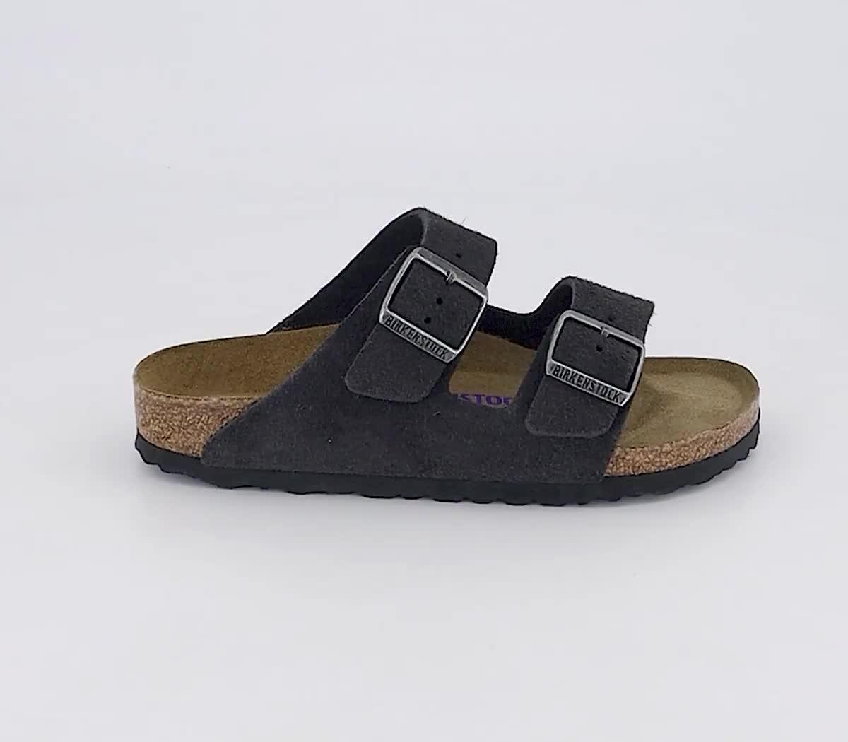 Velvet grey suede online birkenstock