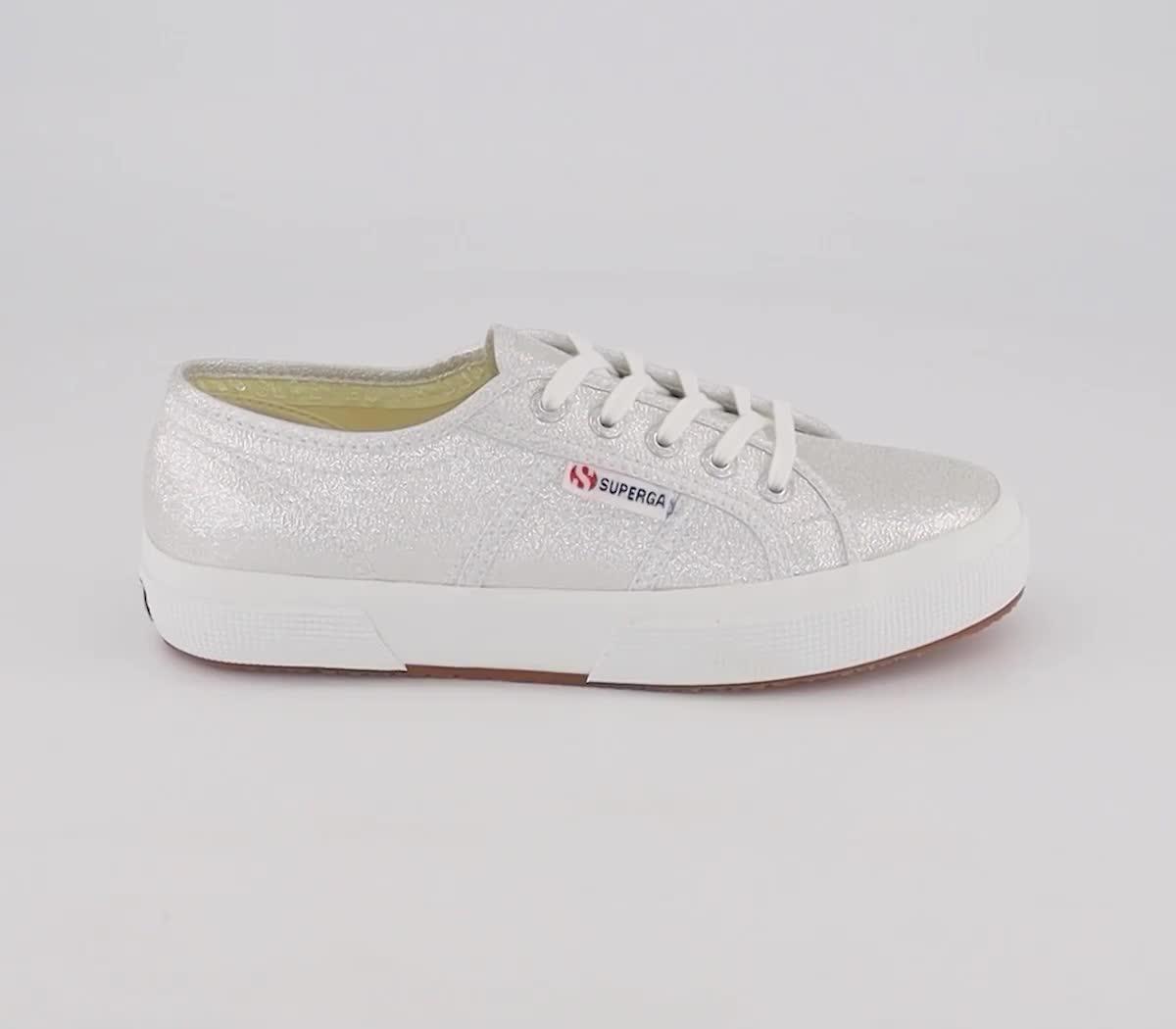 Superga 2750 lamew hot sale grey silver