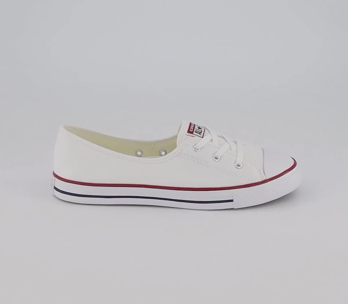 White ballerina hot sale converse