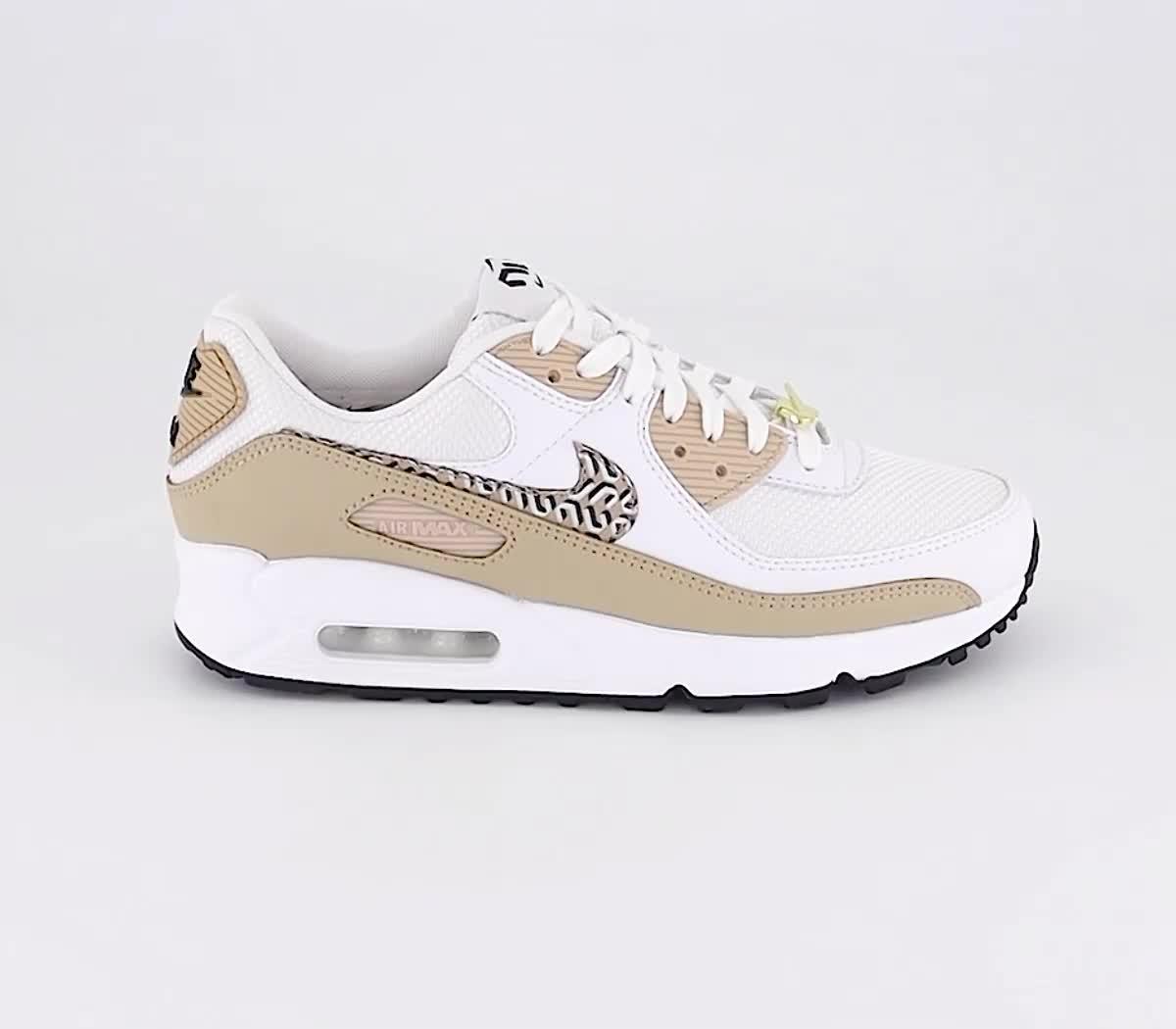 White nike air clearance max 90