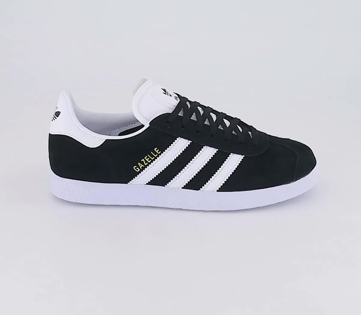 Womens black cheap gazelle trainers