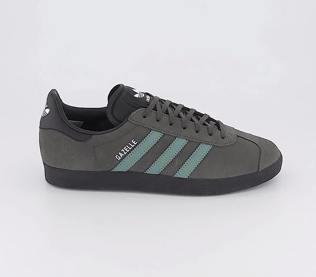 Adidas gazelle shop trainers grey/black