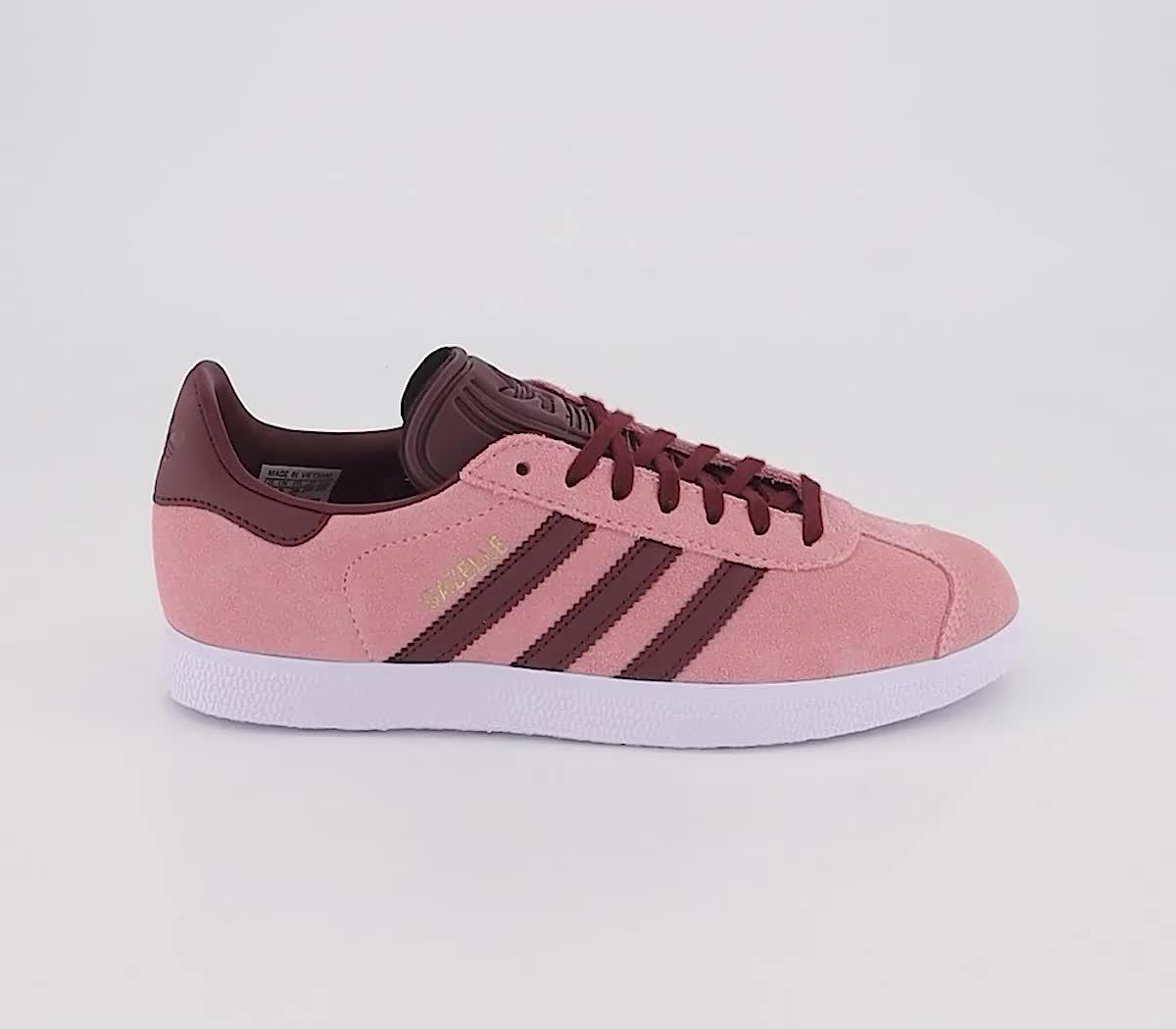 Adidas gazelle dark pink hotsell