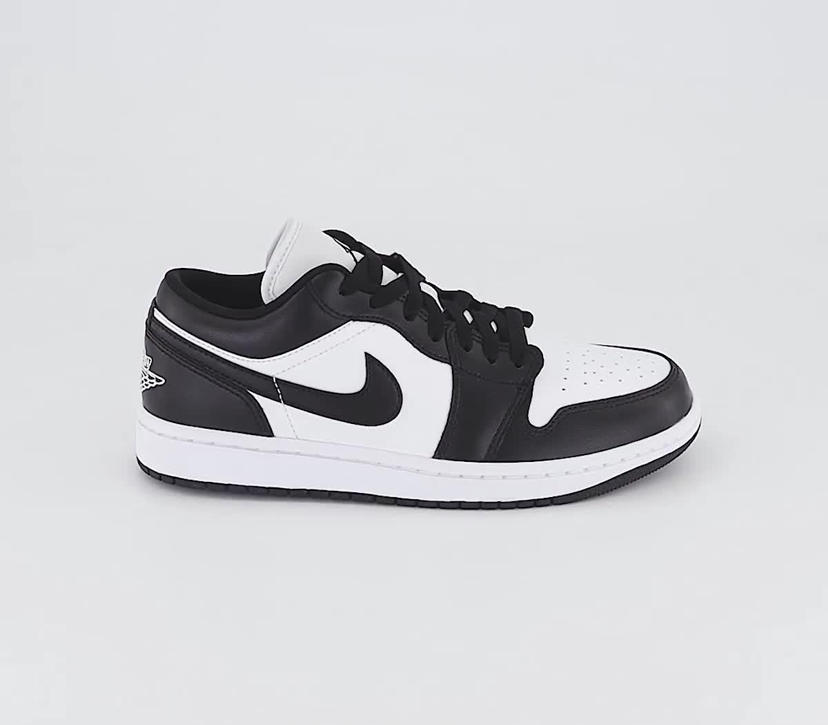 Jordan Air Jordan 1 Low Trainers White Black White Men s Trainers