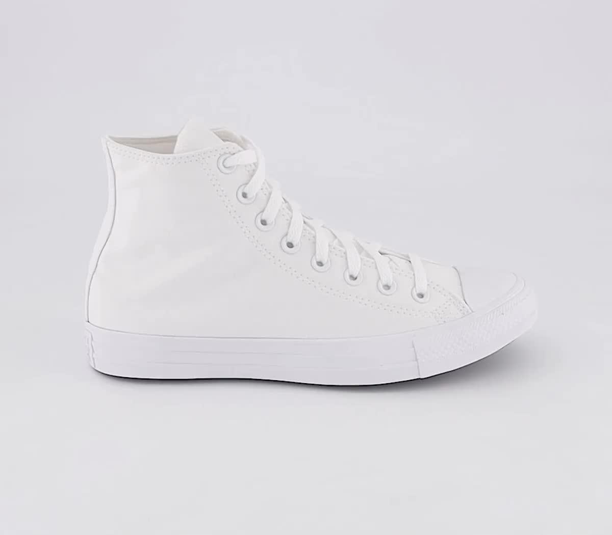 White canvas converse high tops new arrivals