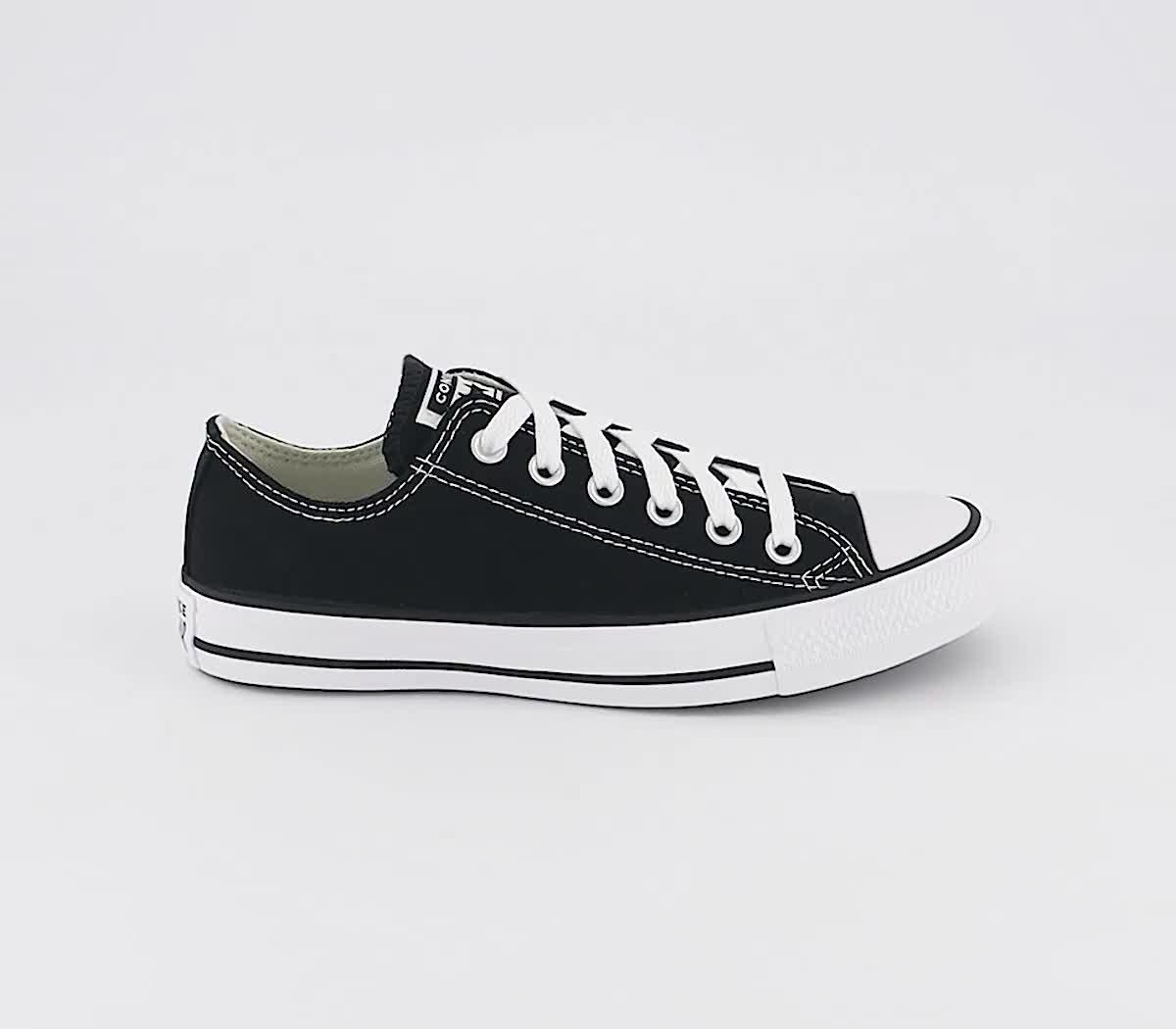 Black chuck 2025 taylors low top