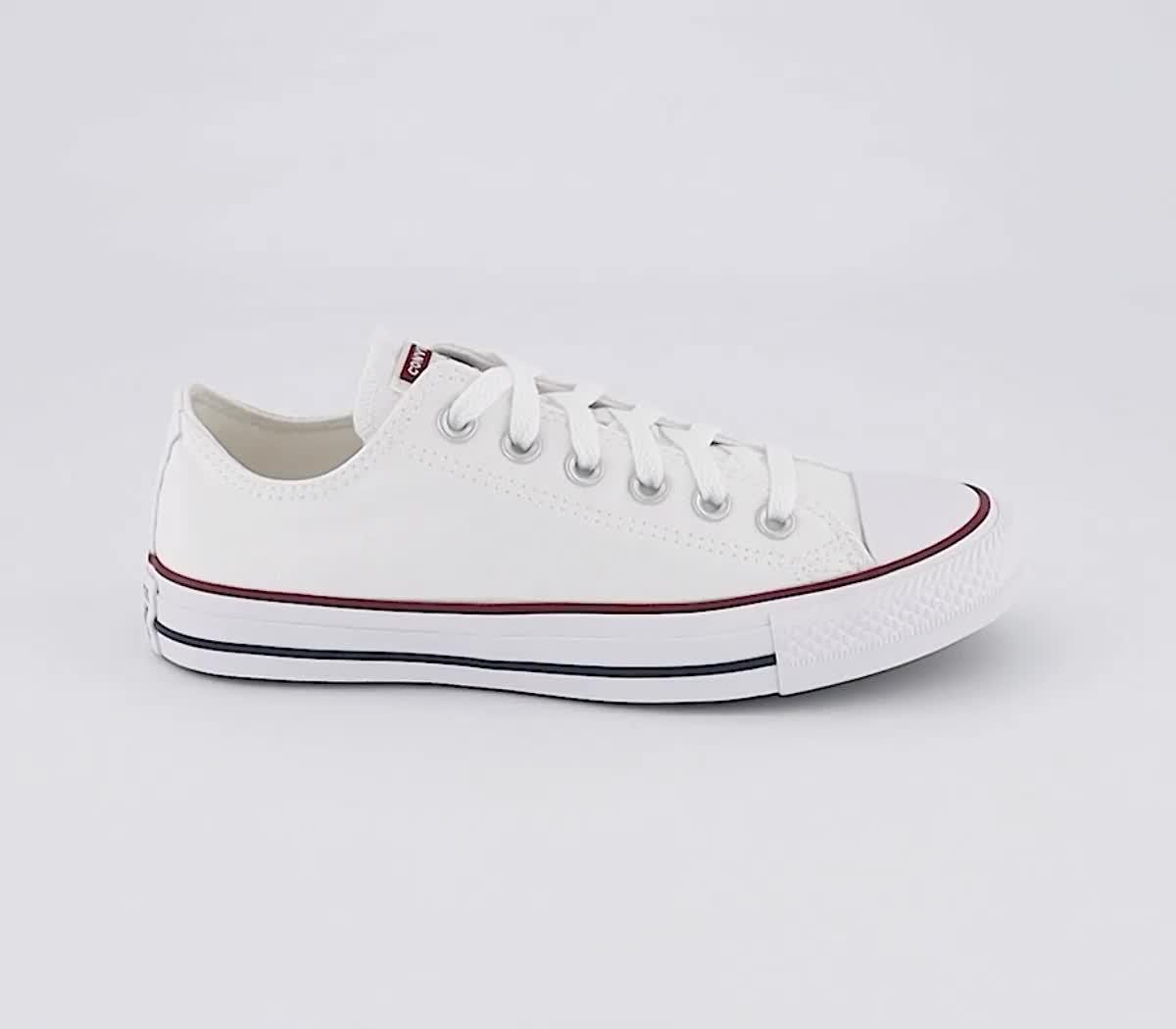 Converse all hotsell white low tops