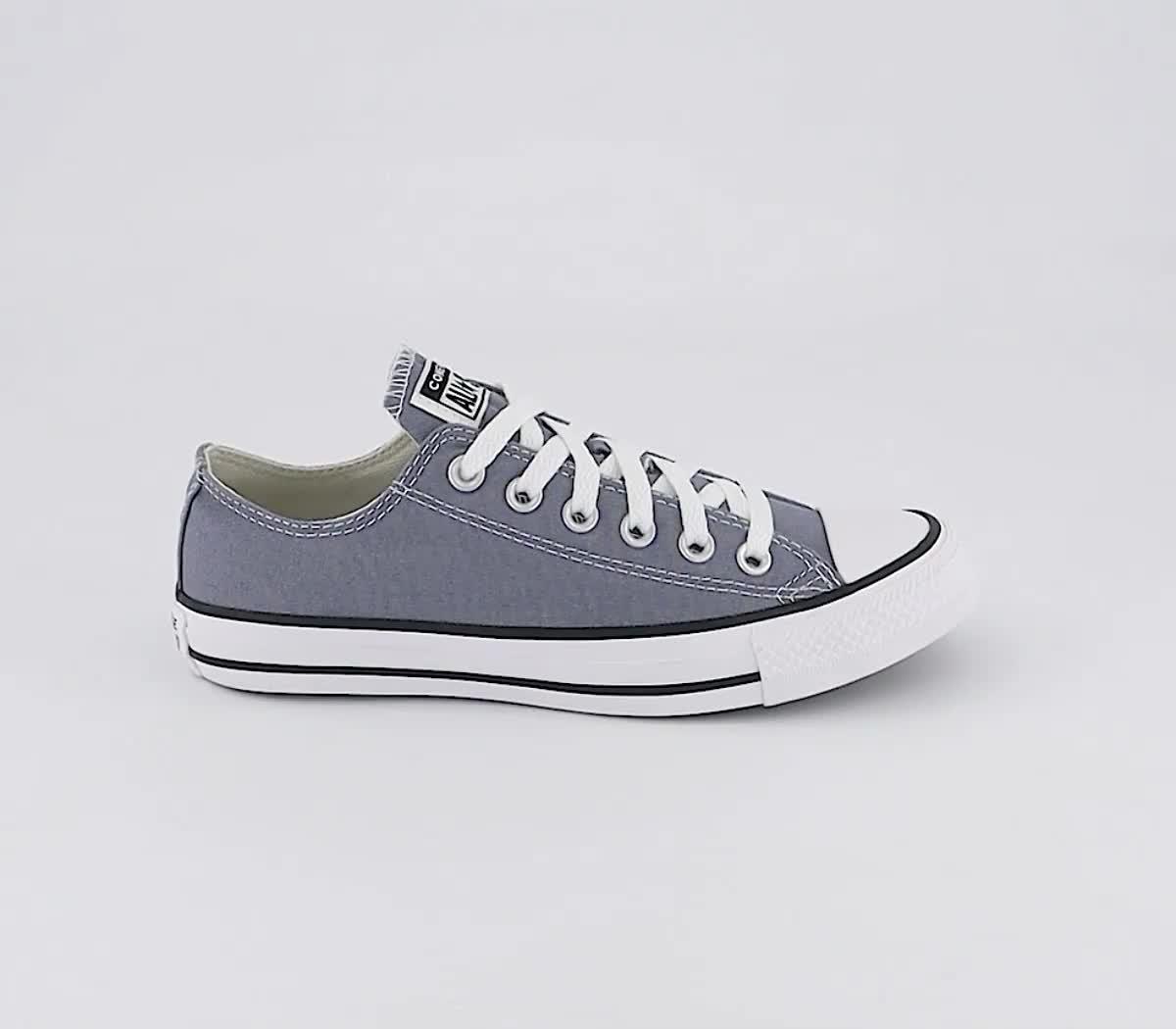 Converse all star low tops clearance grey