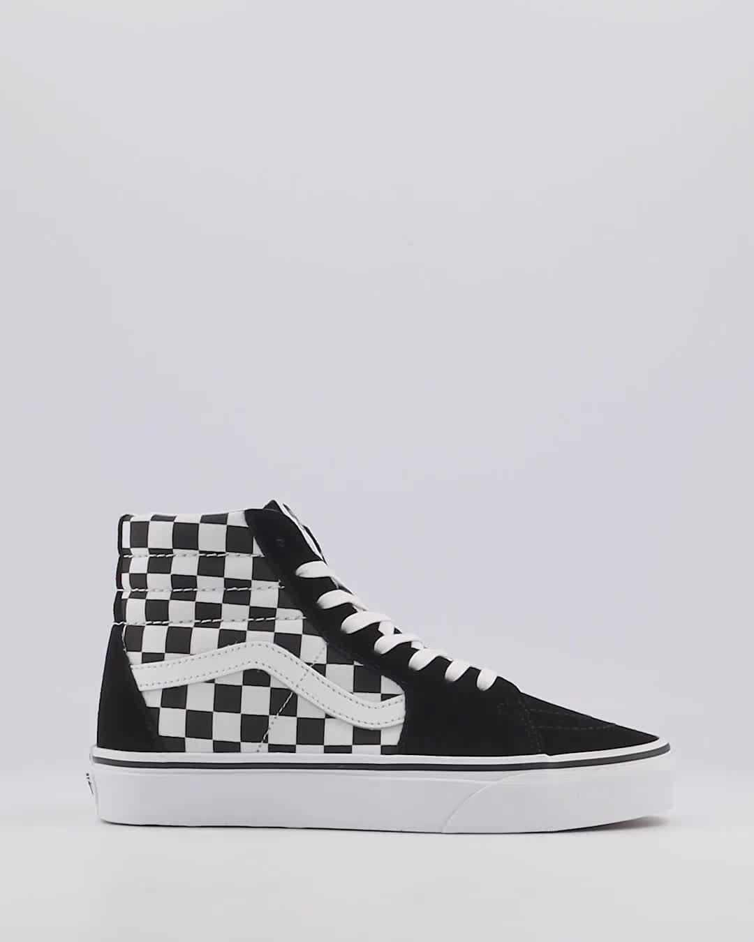 All checkerboard vans high tops deals