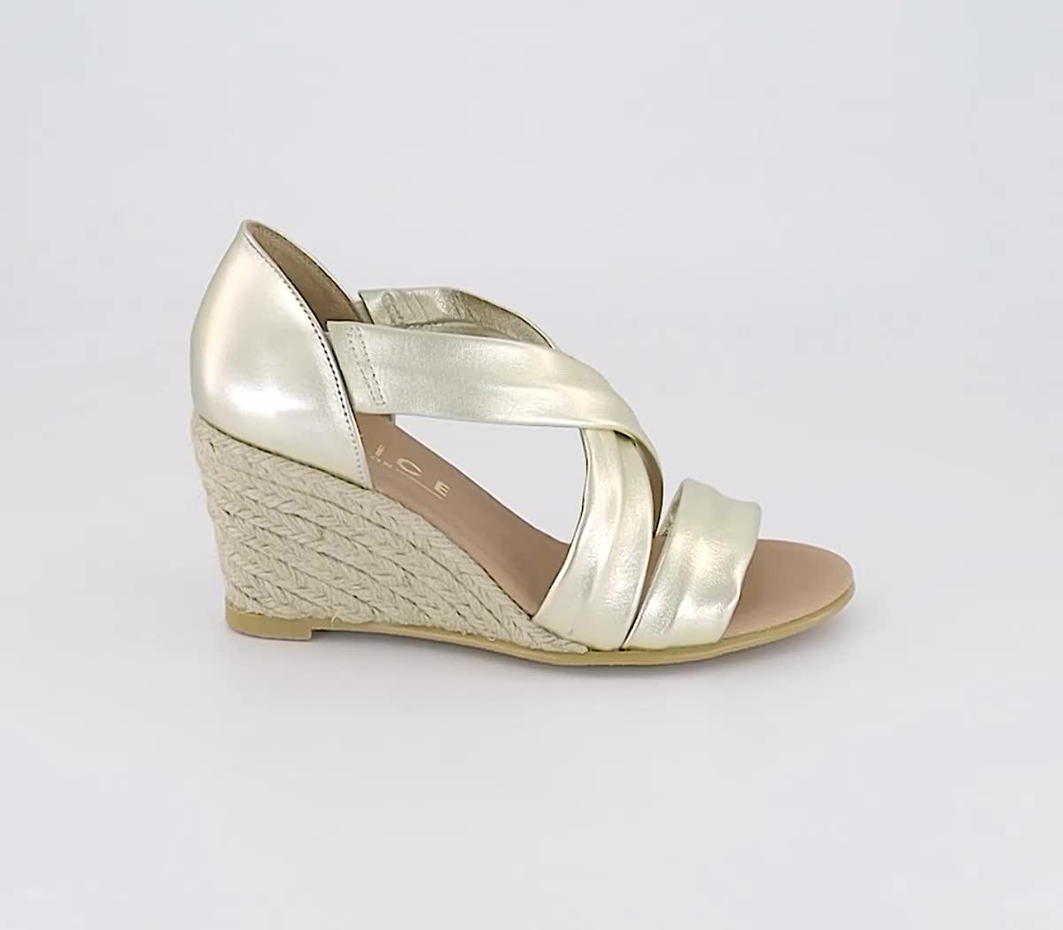 Rose gold hot sale wedges office