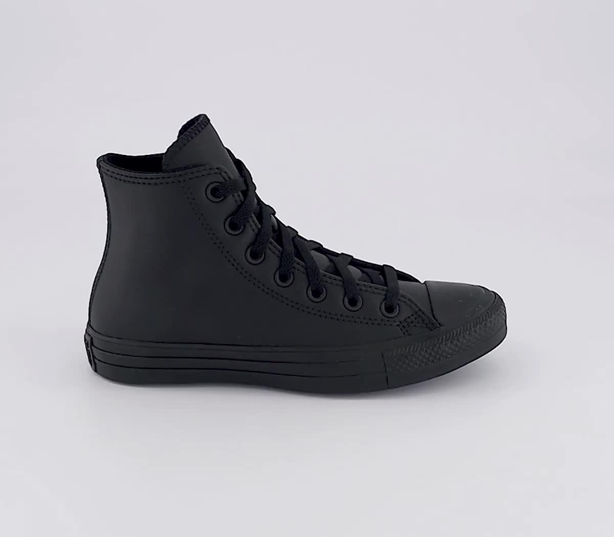 Monochrome leather converse hotsell