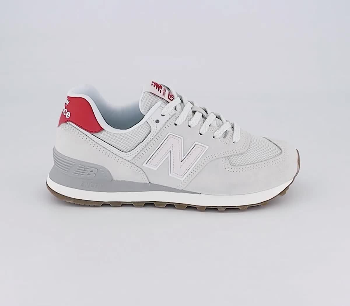 New balance red on sale trainers