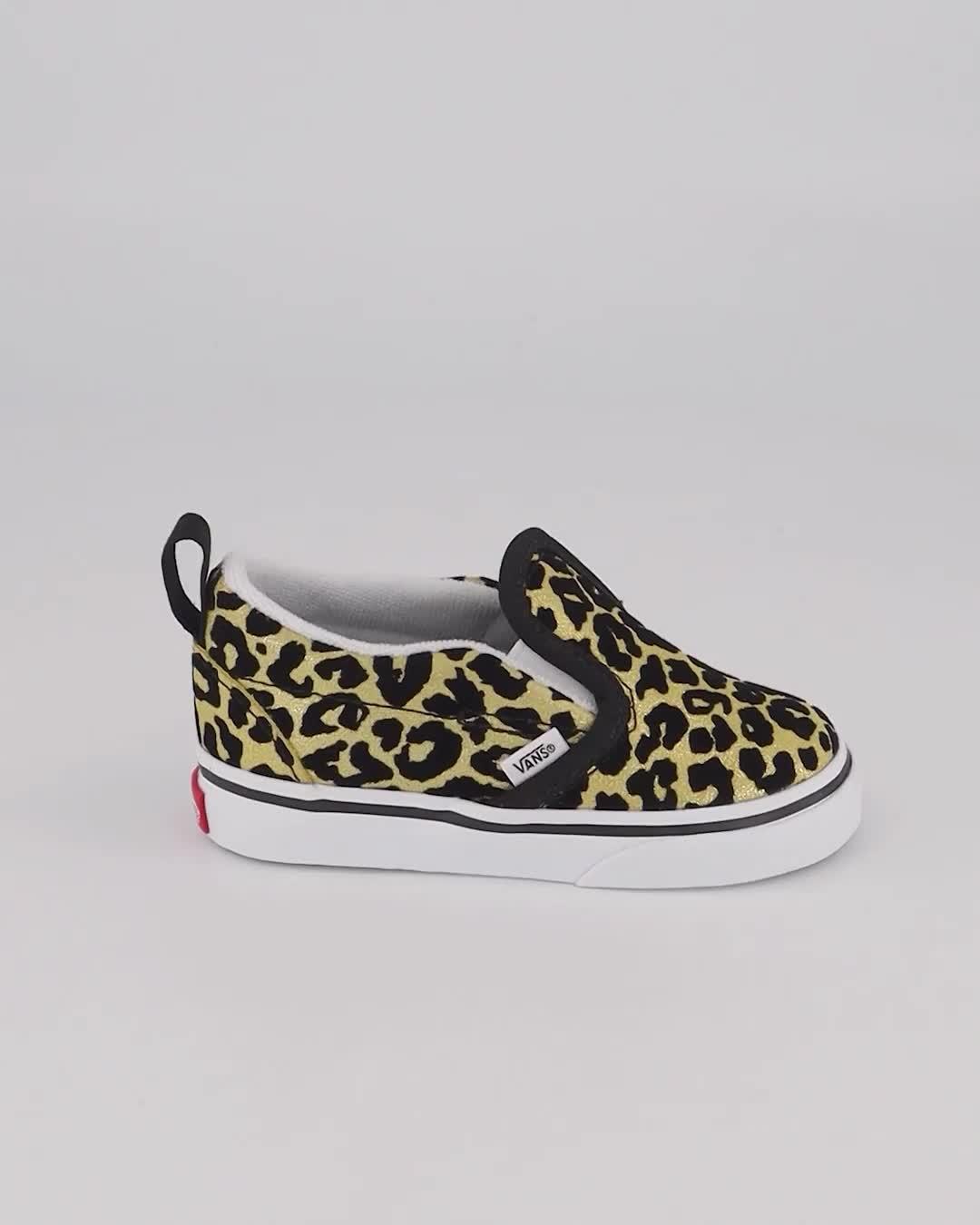 Leopard print kids vans hotsell