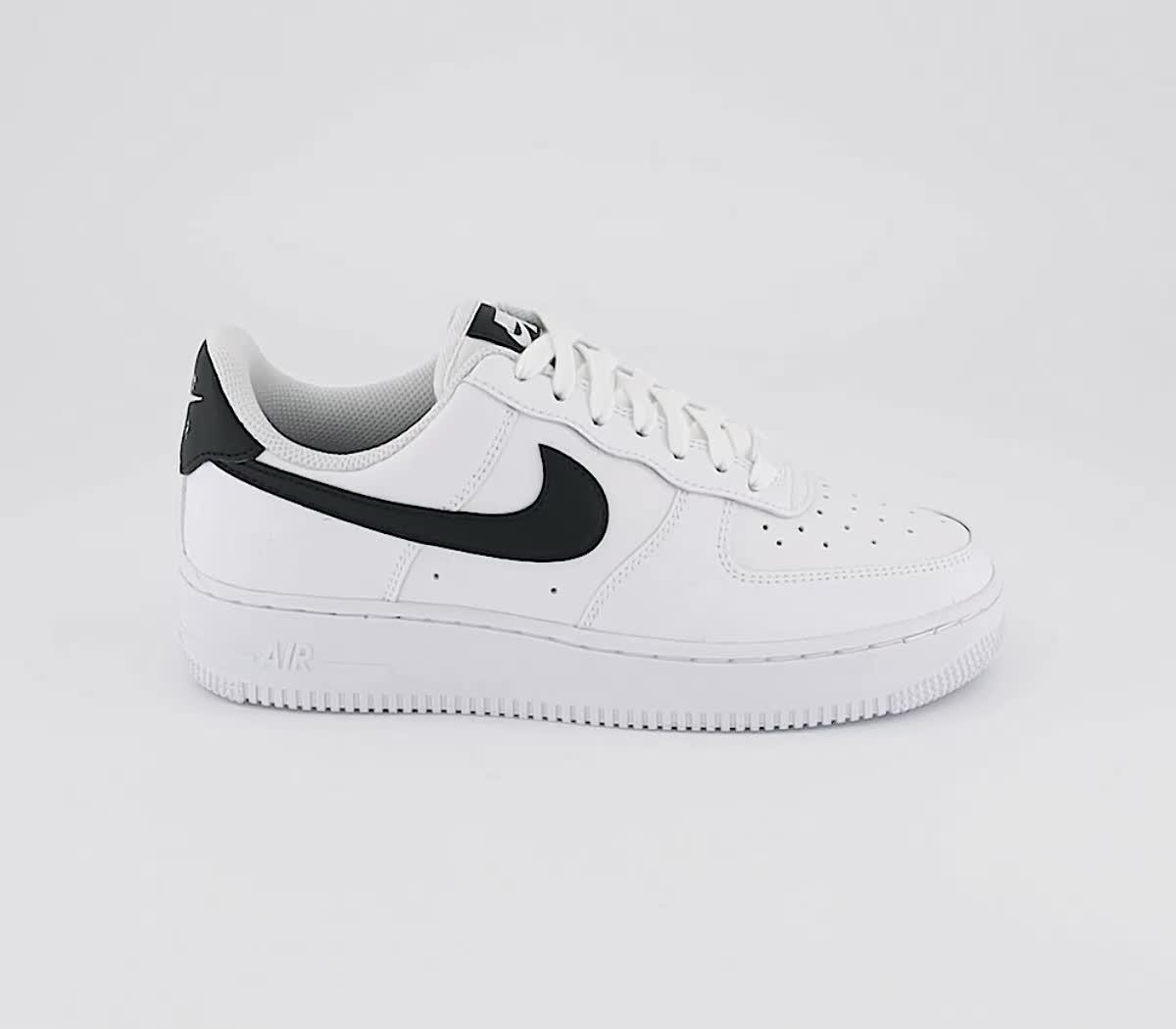 Womens nike air force sales 1 black and white