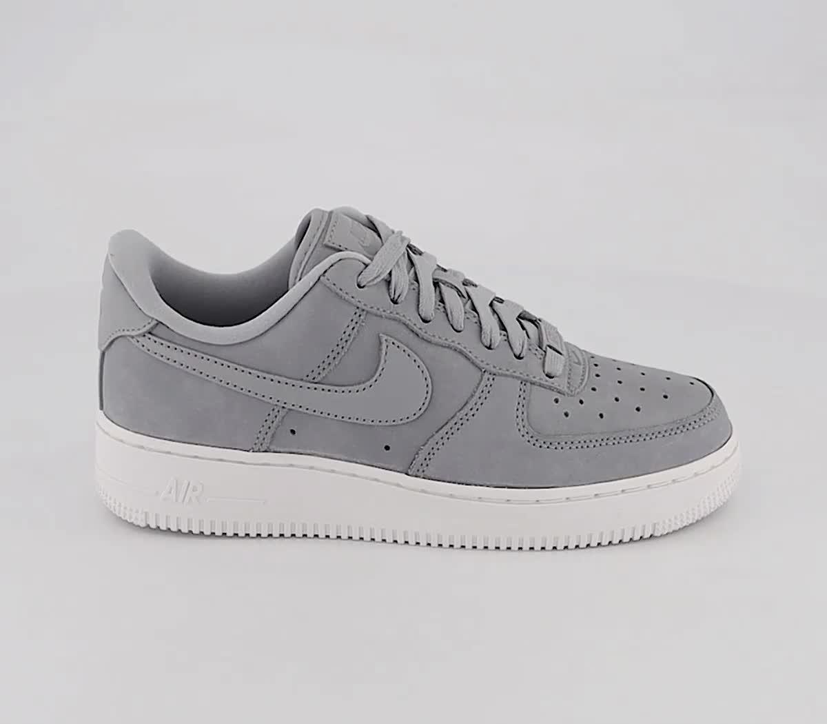 Grey air force store ones womens