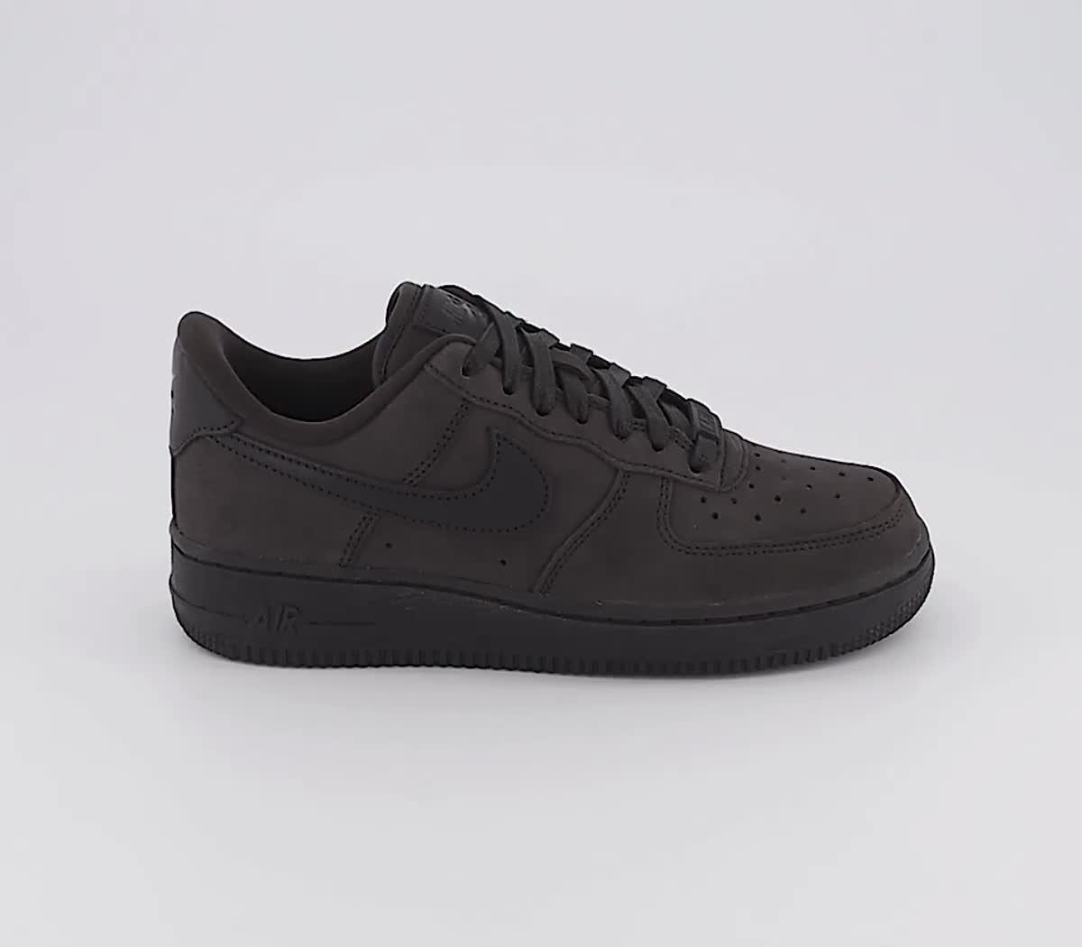 Nike air force 1 07 hot sale velvet black