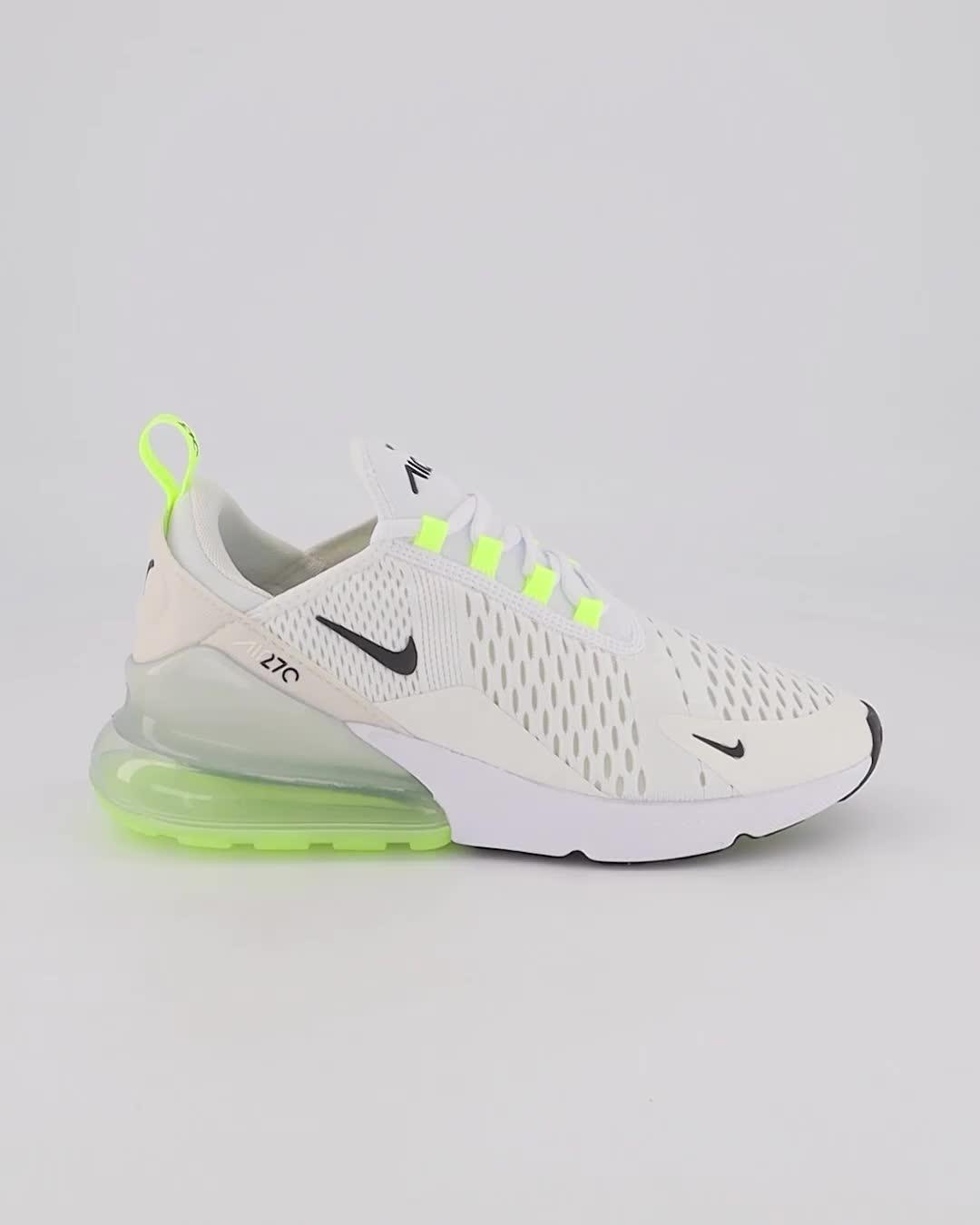 Nike air 270 shop green and white